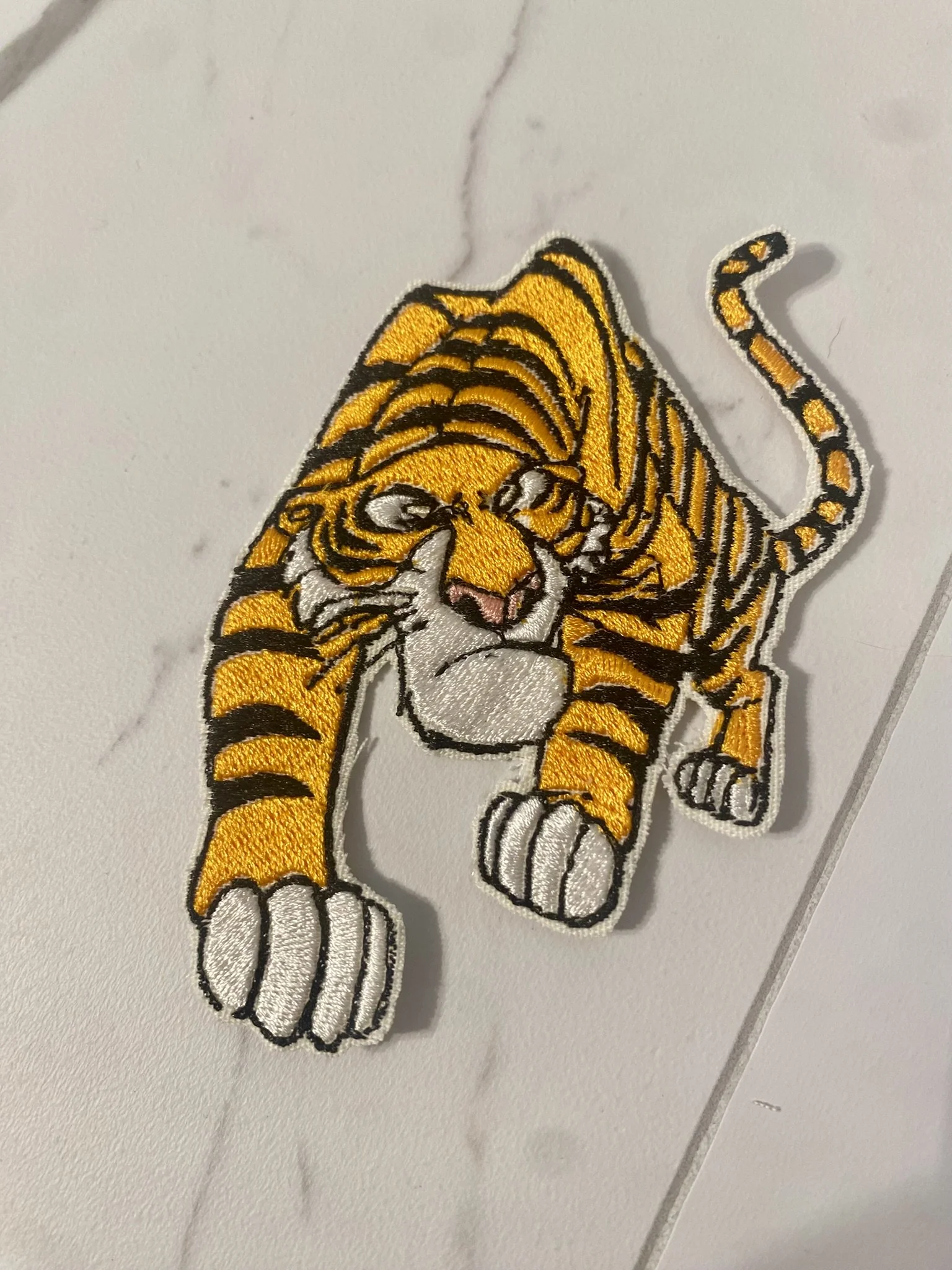 Sher Con Angry Jungle Tiger Patch 4x4 Inches