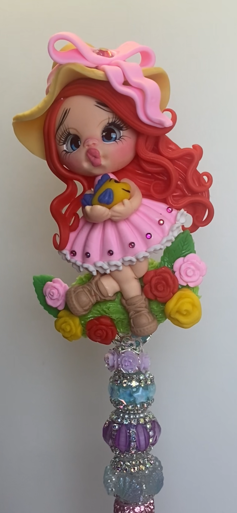Ariel Inspired Clay Pen