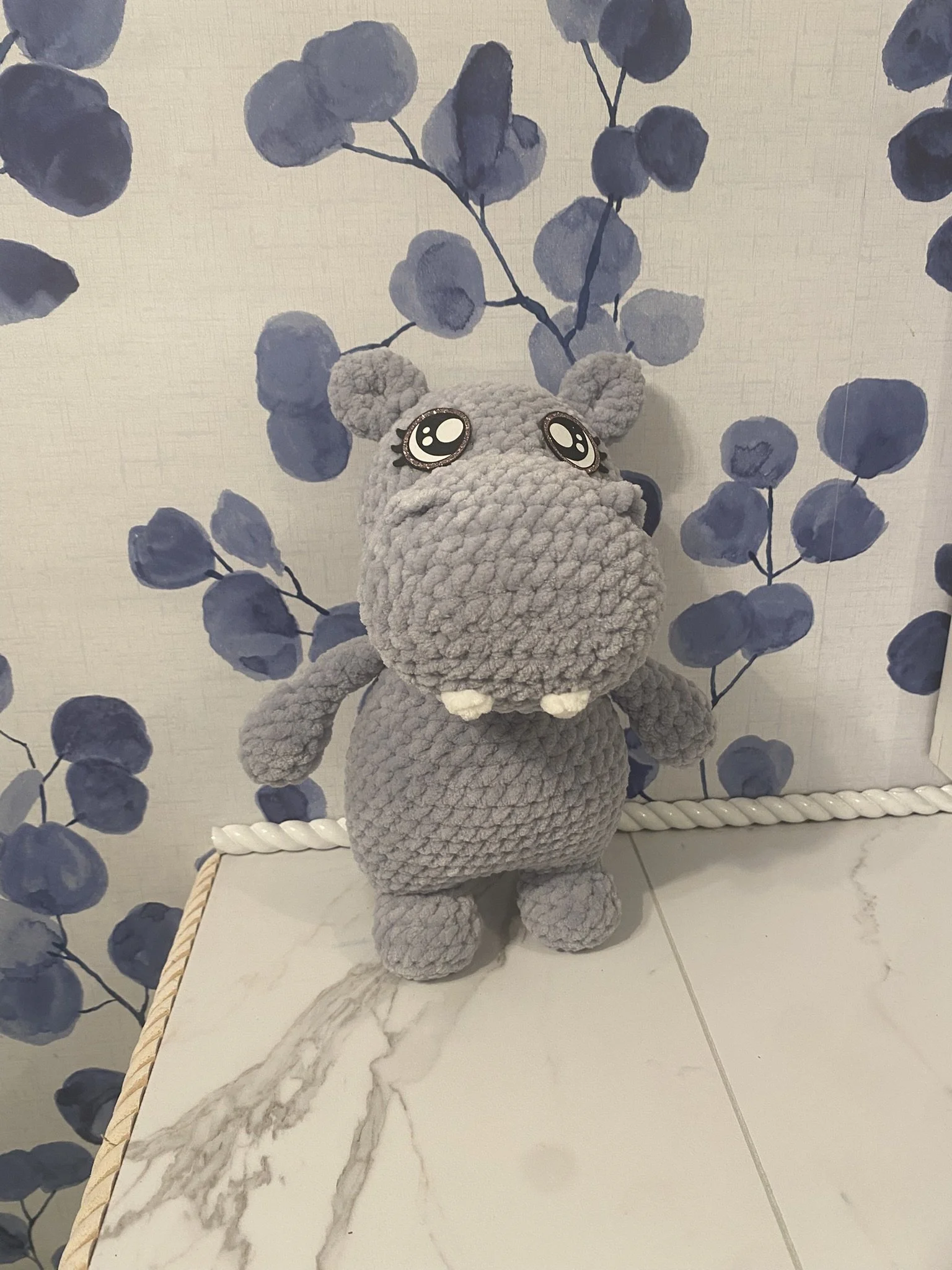 9-Inch Plushy Hippo Girl