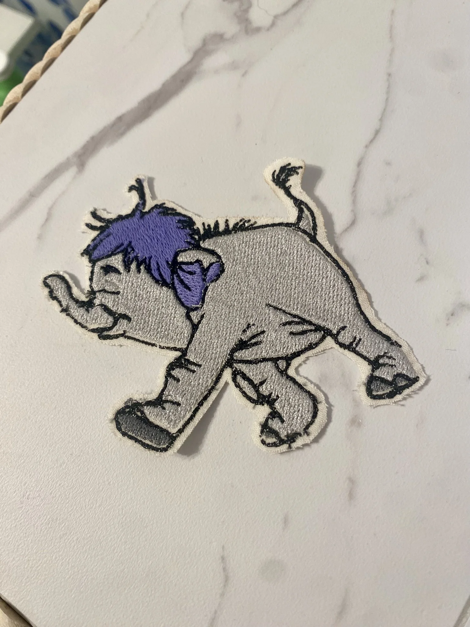 Hathi Baby Elephant Iron-On Patch