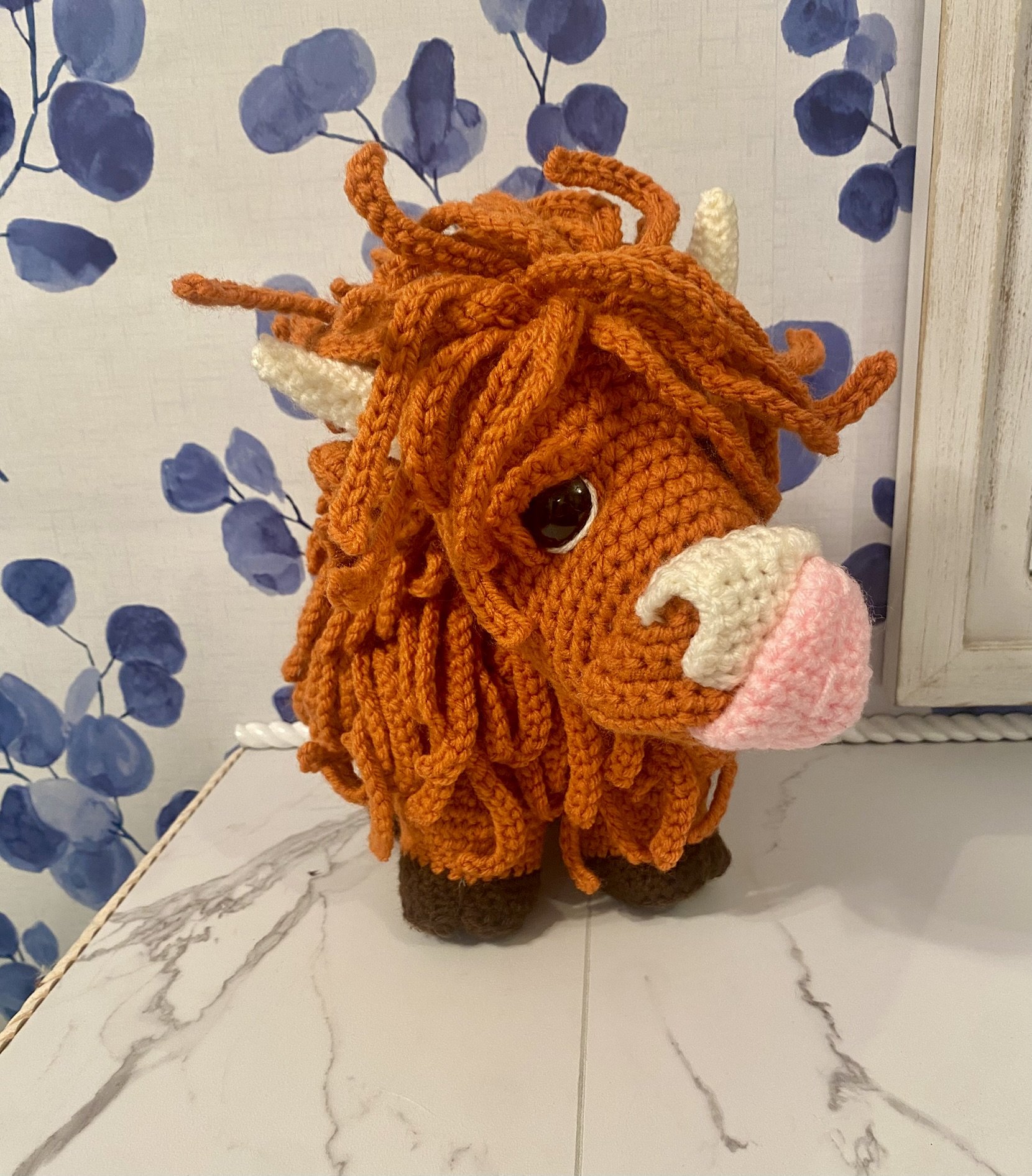 Handcrafted 10-Inch Highland Cow Plush