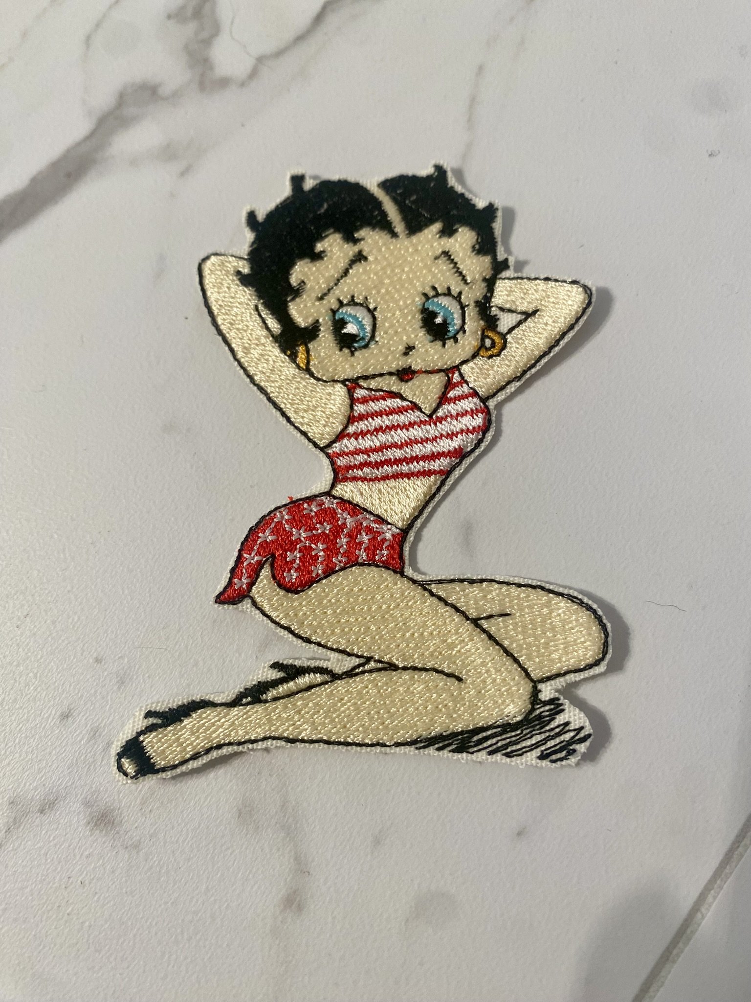Classic Betty Boop Iron-On Patch