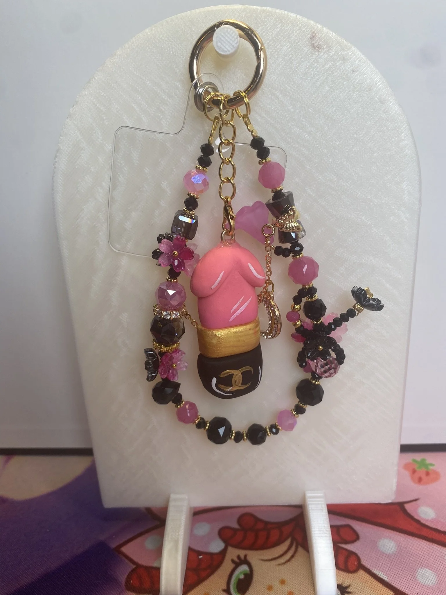 Designer Lipstick Deluxe Phone Chain