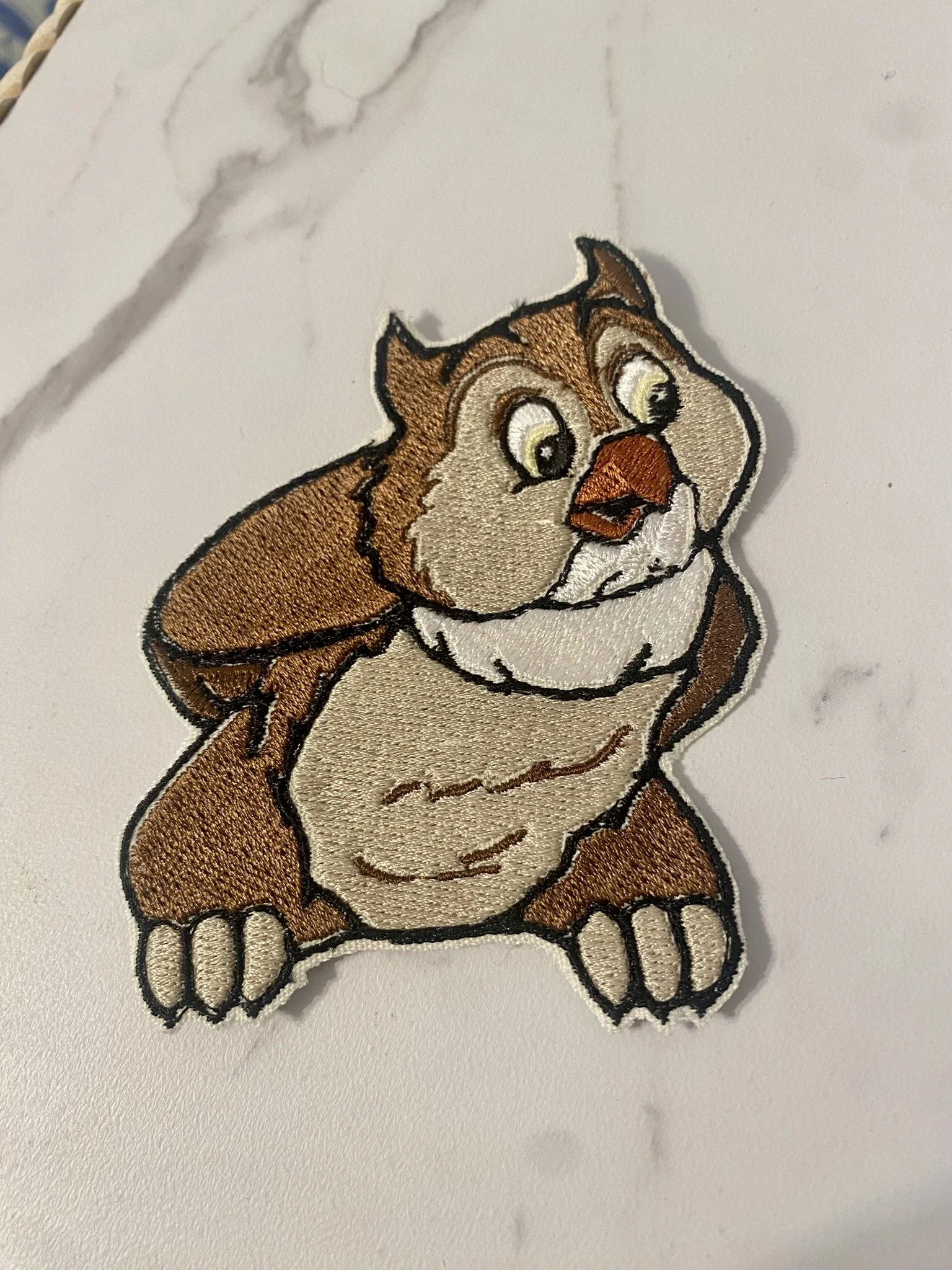 Wise Owl Iron-On Patch