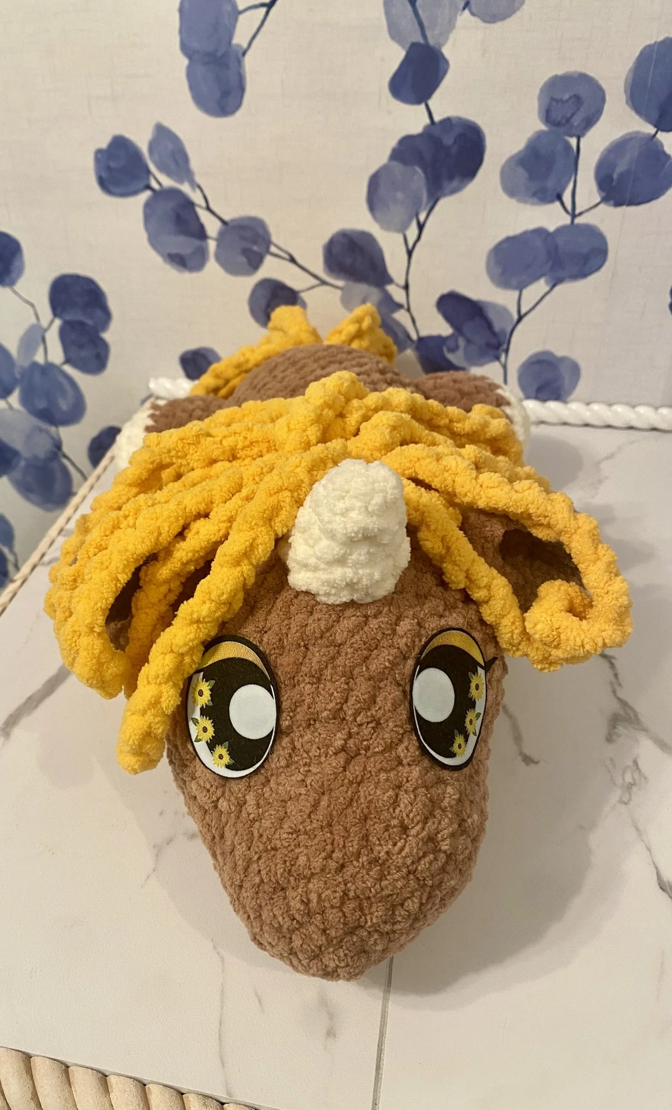 Lazy Sunflower Unicorn Plush