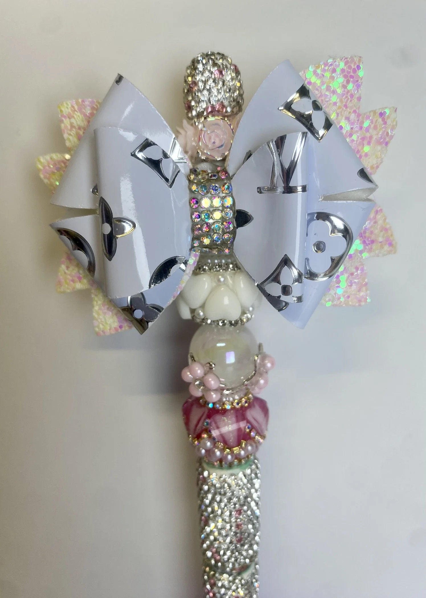 Designer LV Inspired Vinyl Bow Pen