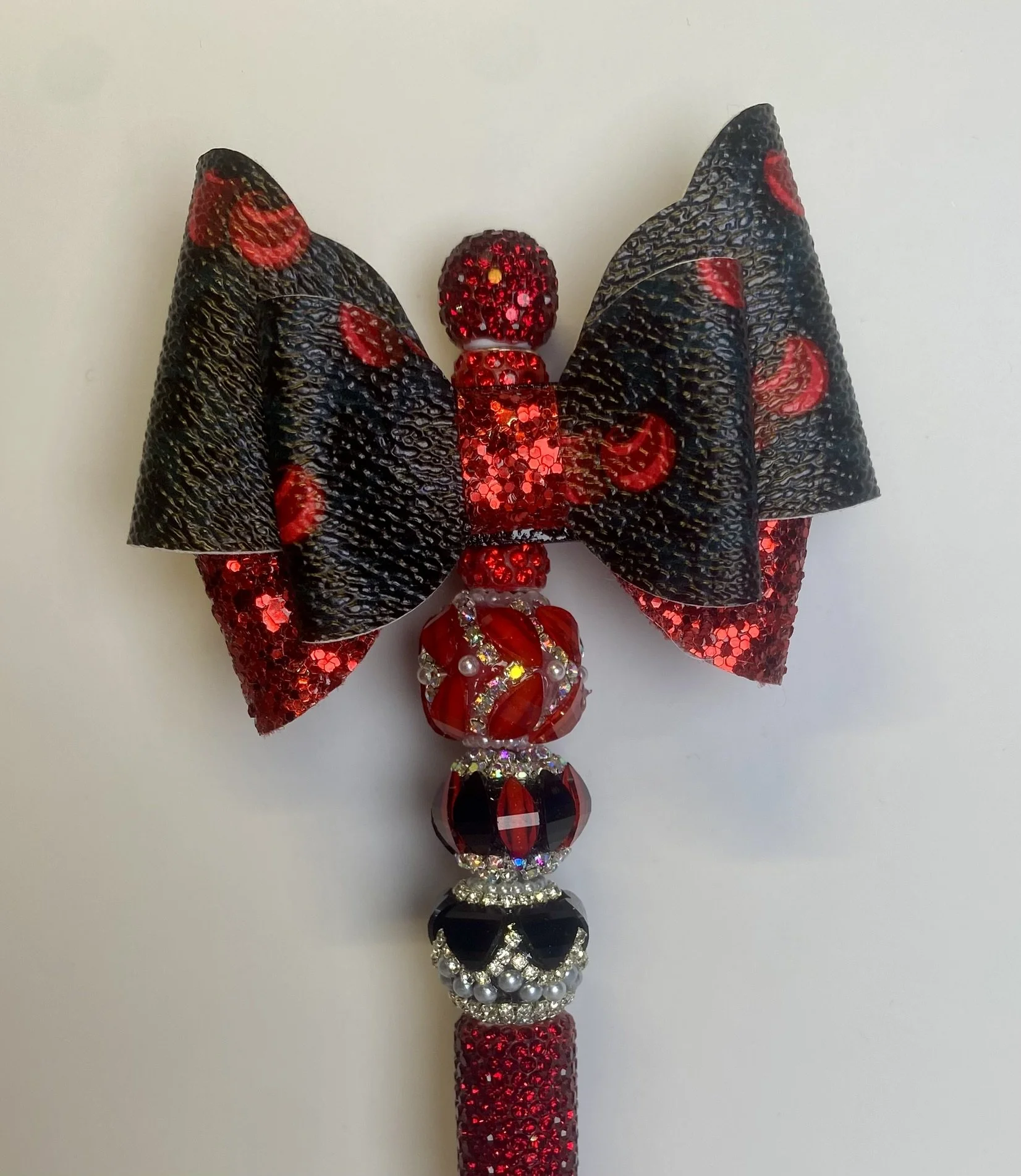 Designer Coach-Inspired Vinyl Bow Pen