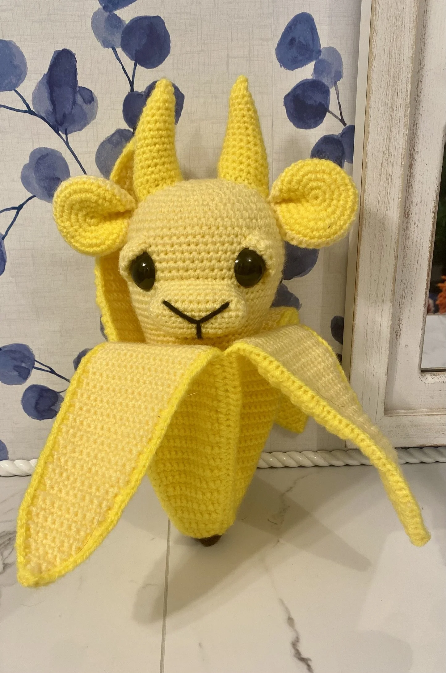 Whimsical Banana Goat Plush