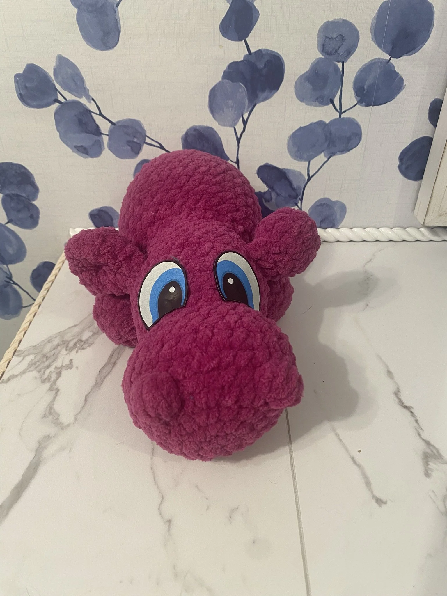 Lazy Hippo Loaf Plush