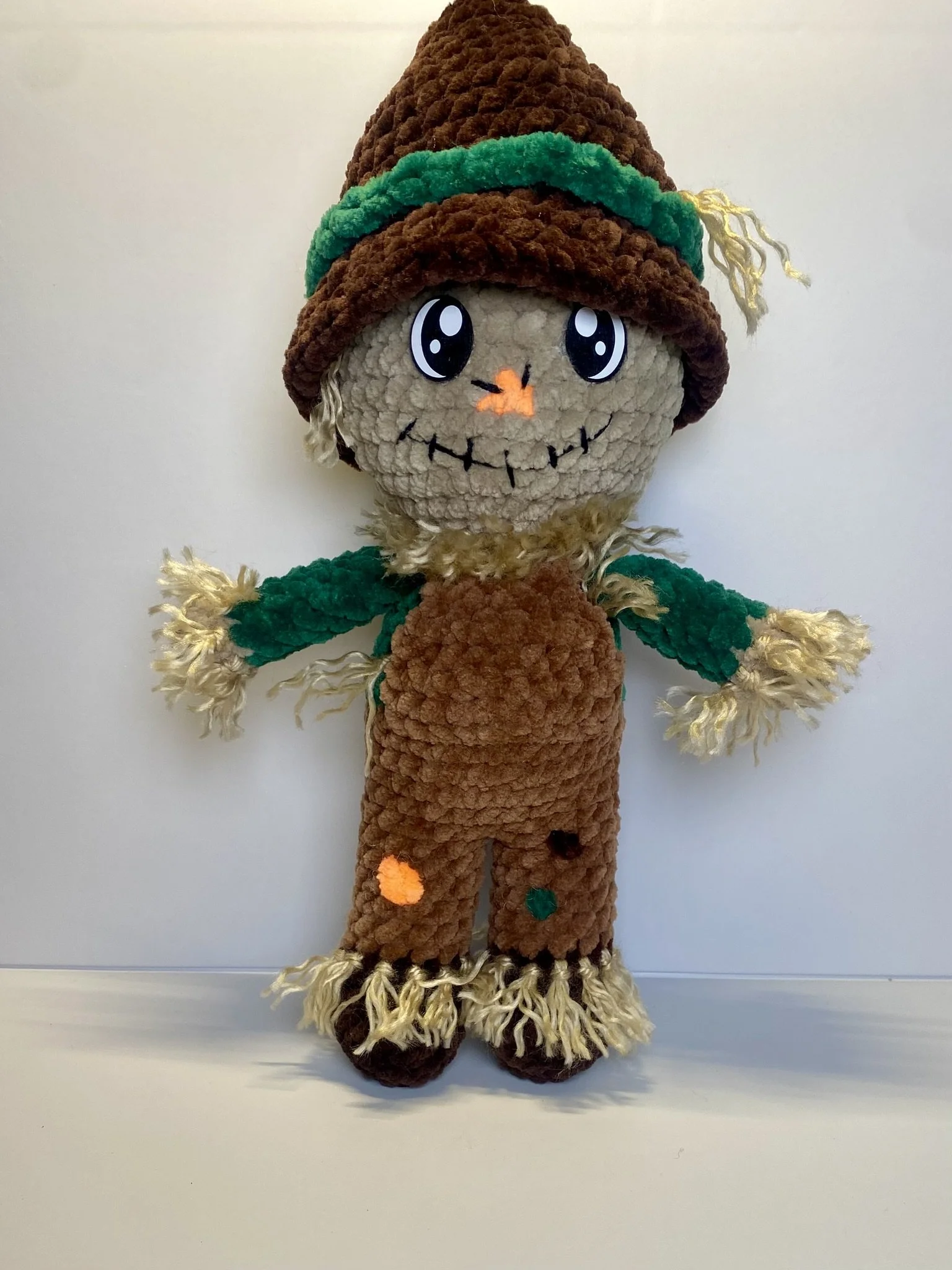 Adorable Crocheted Scarecrow