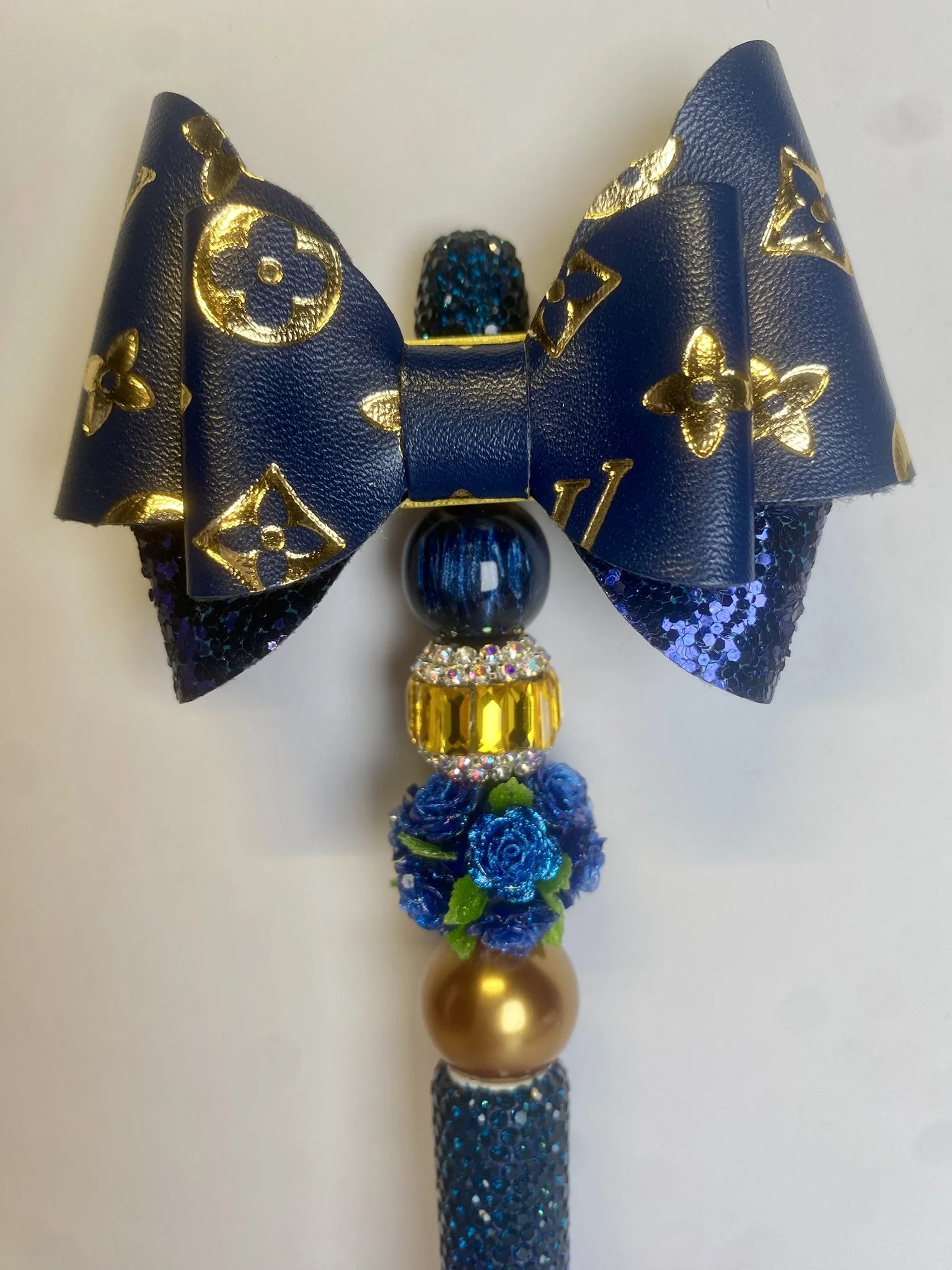 Designer LV Inspired Vinyl Bow Pen