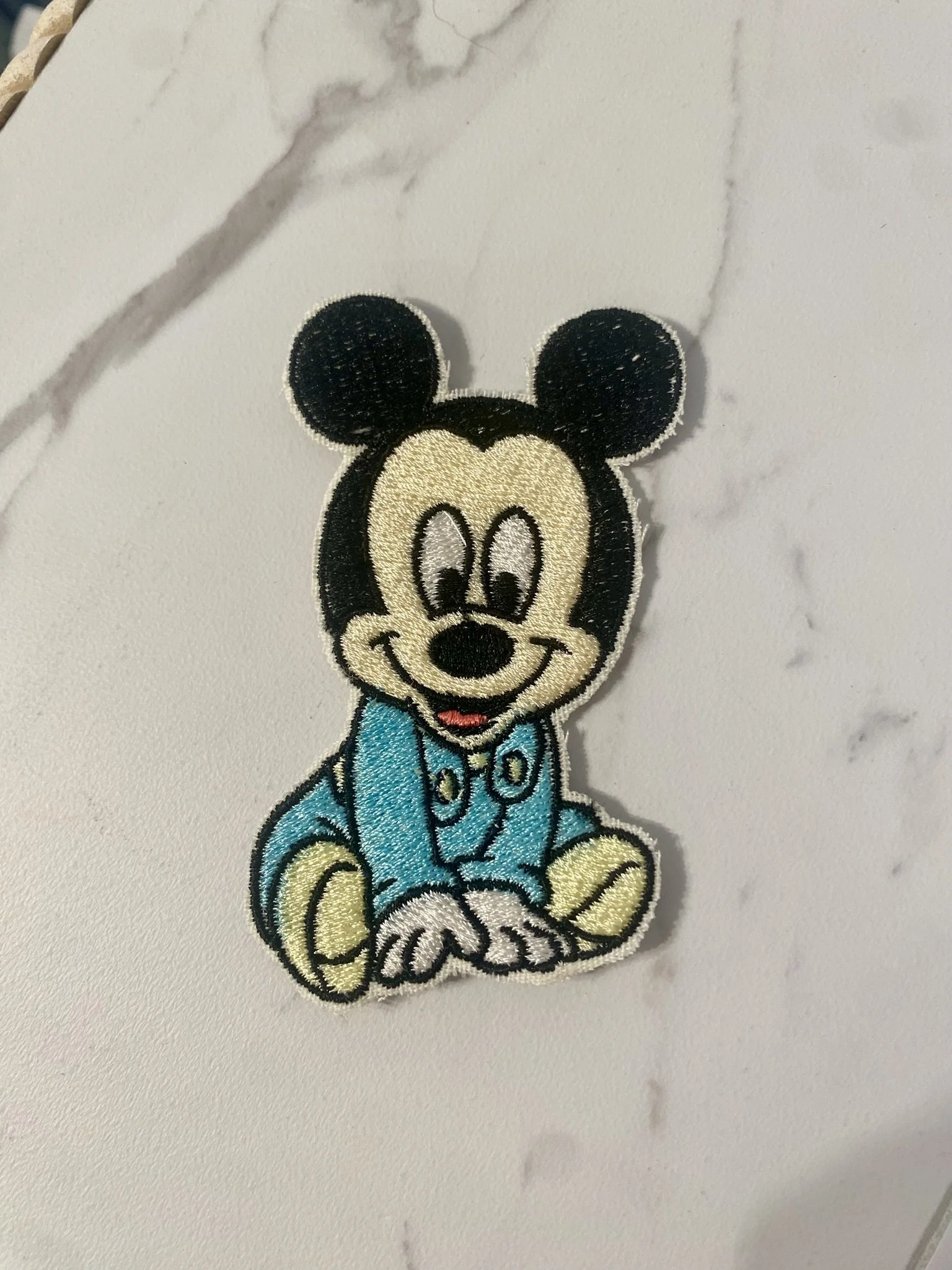 Baby Mickey Iron-On Patch