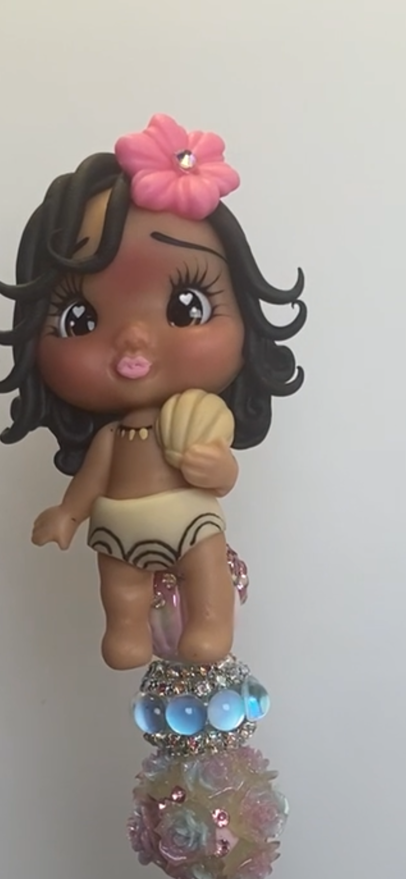 Baby Moana Inspired Clay Pen