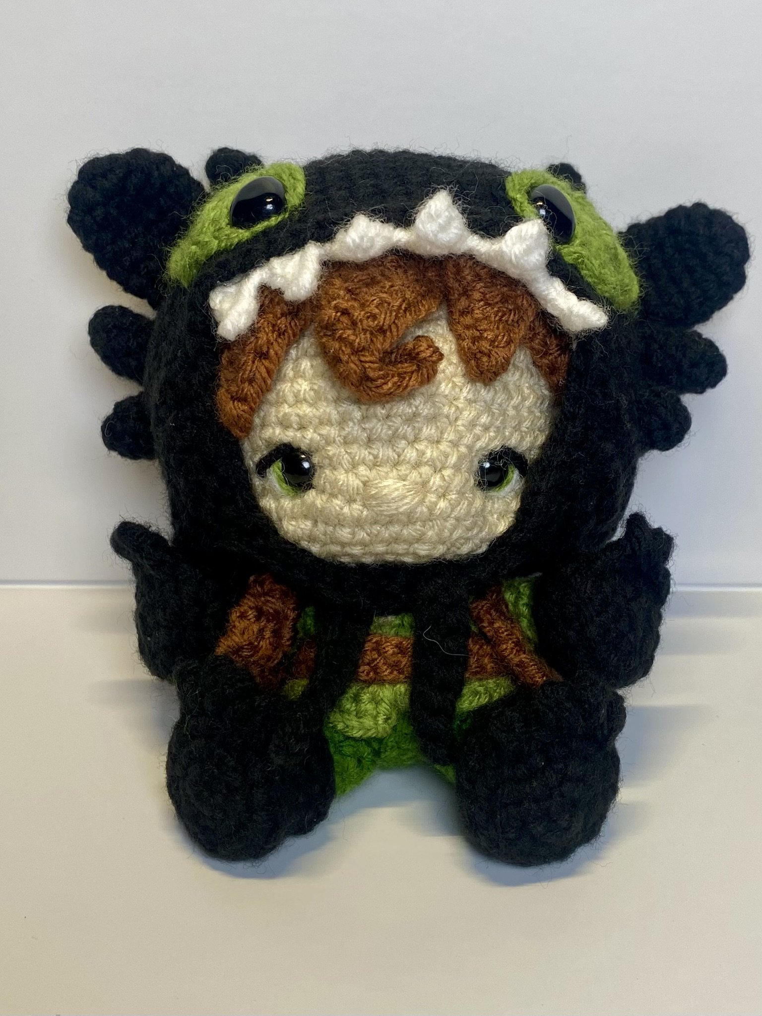Crocheted Dragon Trainer Companion