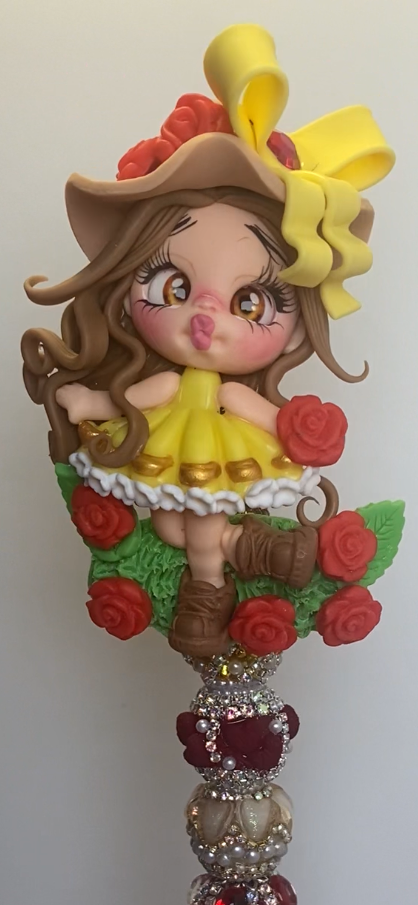Belle Inspired Clay Pen