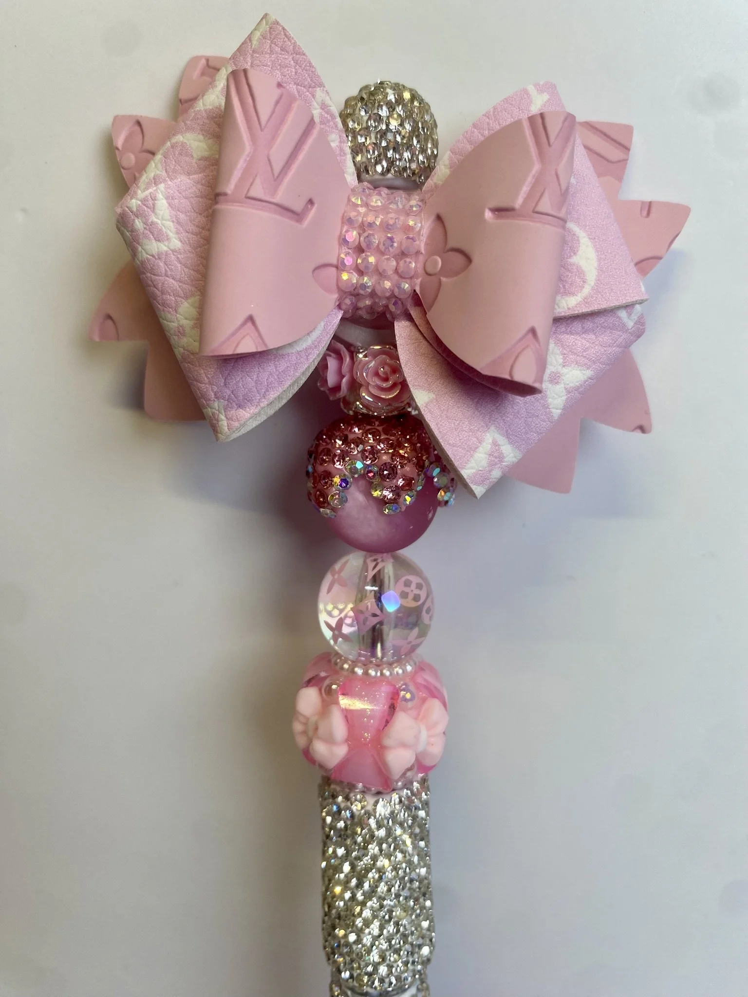 Designer LV Inspired Glam Bow Pen