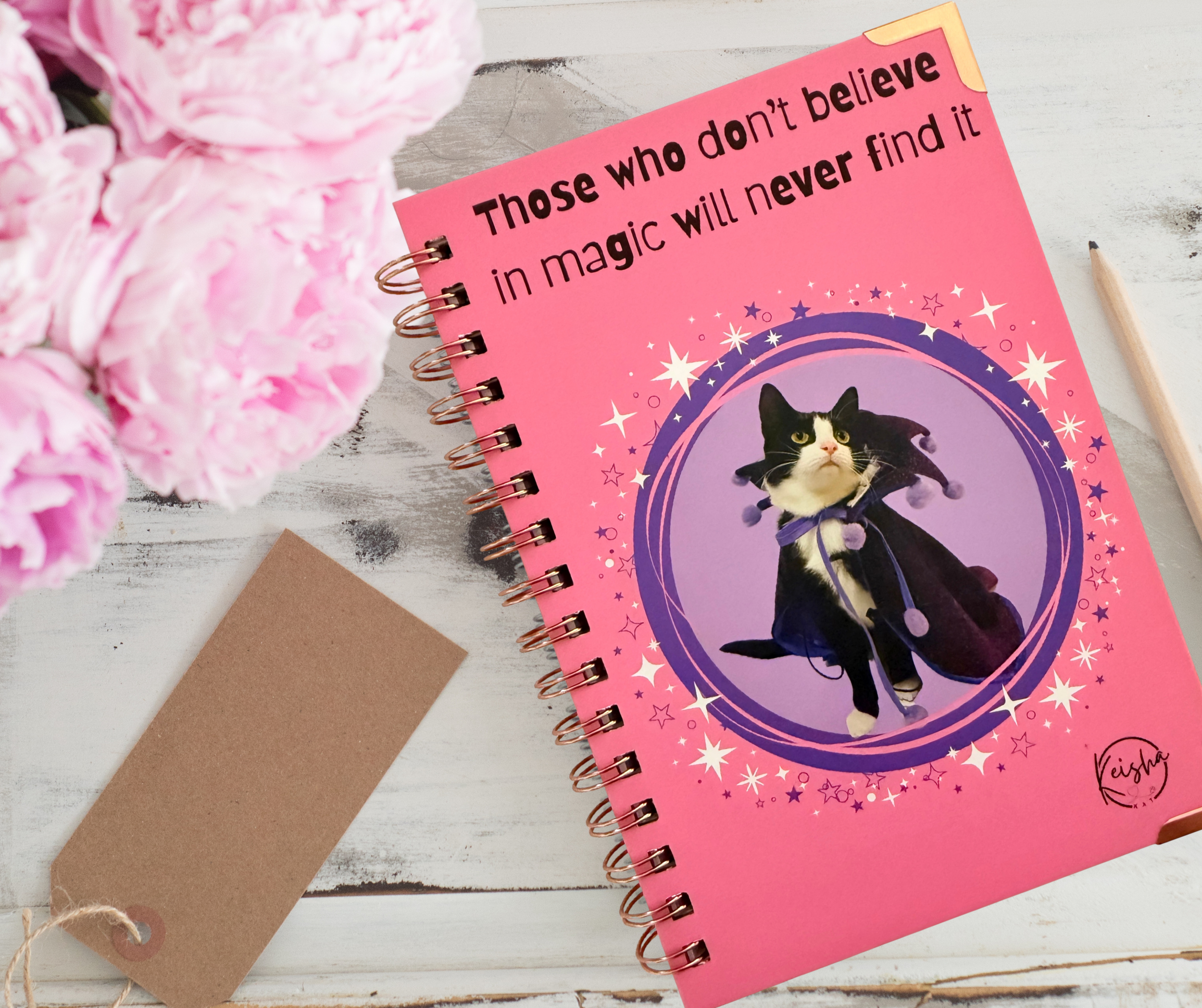 Note Book - Those Who Don't Believe In Magic Will Never Find It