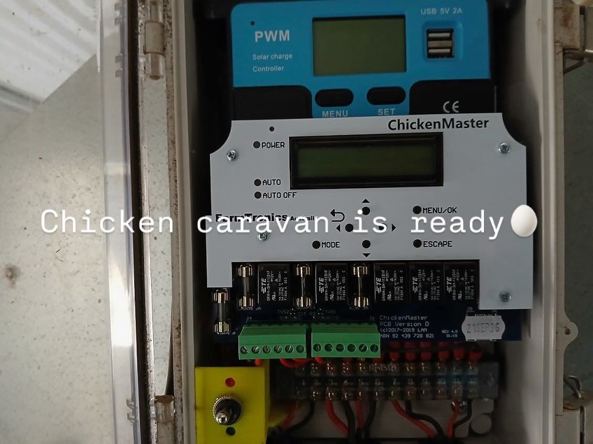 Our first hens arrive next weekend. Their caravan and a paddock full of lush green feed awaits them.