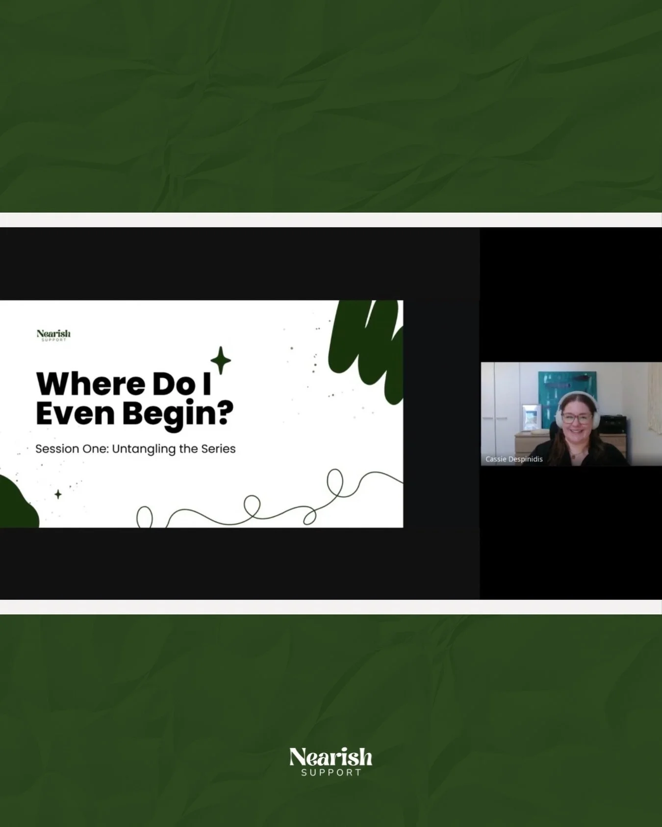 Oh myyyyyy - 1 of 6 done ✅

Thank you to all who came along to session one of the Untangling workshop series! The very first workshop run through Nearish. 

I am so excited for the next session on Wednesday 8th April called &lsquo;Building Your Suppo