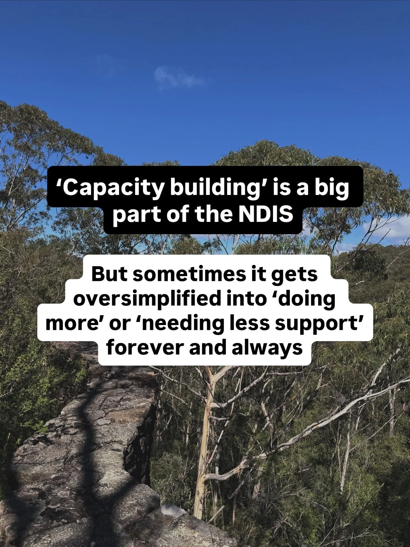 &lsquo;Capacity building&rsquo; and &lsquo;independence&rsquo; vs &lsquo;dependence&rsquo; has been a recurring theme in some of my recent workshops so I thought I&rsquo;d share a little snippet of a bit of the content in it. 

This particular bit of