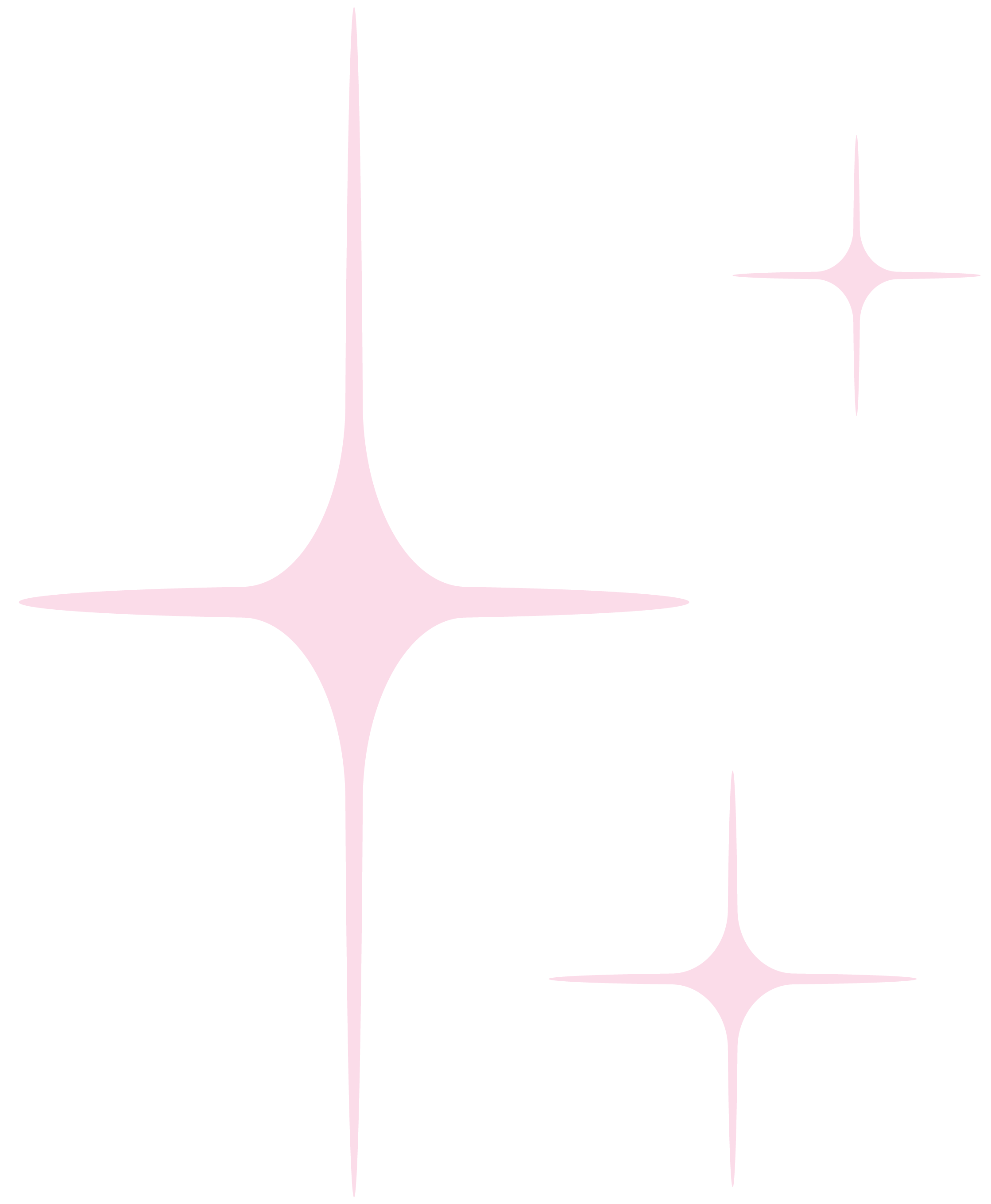 Glittery pink stars on a black background.