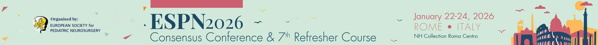 Participation au Congrès de l’European Society for Pediatric Neurosurgery – Rome, 22–24 janvier 2026