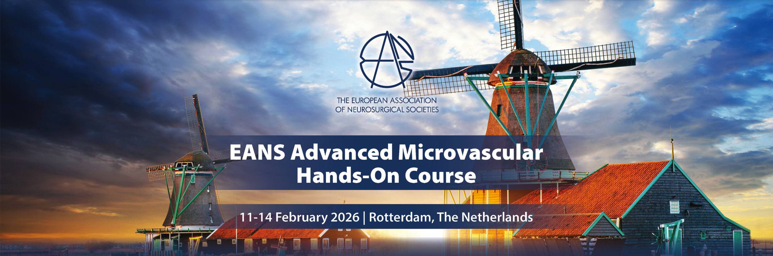 EANS Advanced Microvascular Hands-On Course 2026 - Rotterdam, 11-14 février 2026