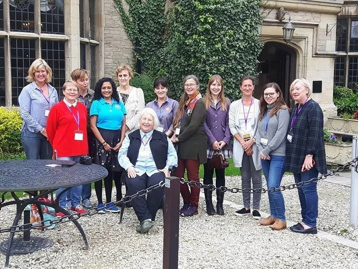 With fellow presenters at the Pet Dog Trainers of Europe conference in the UK