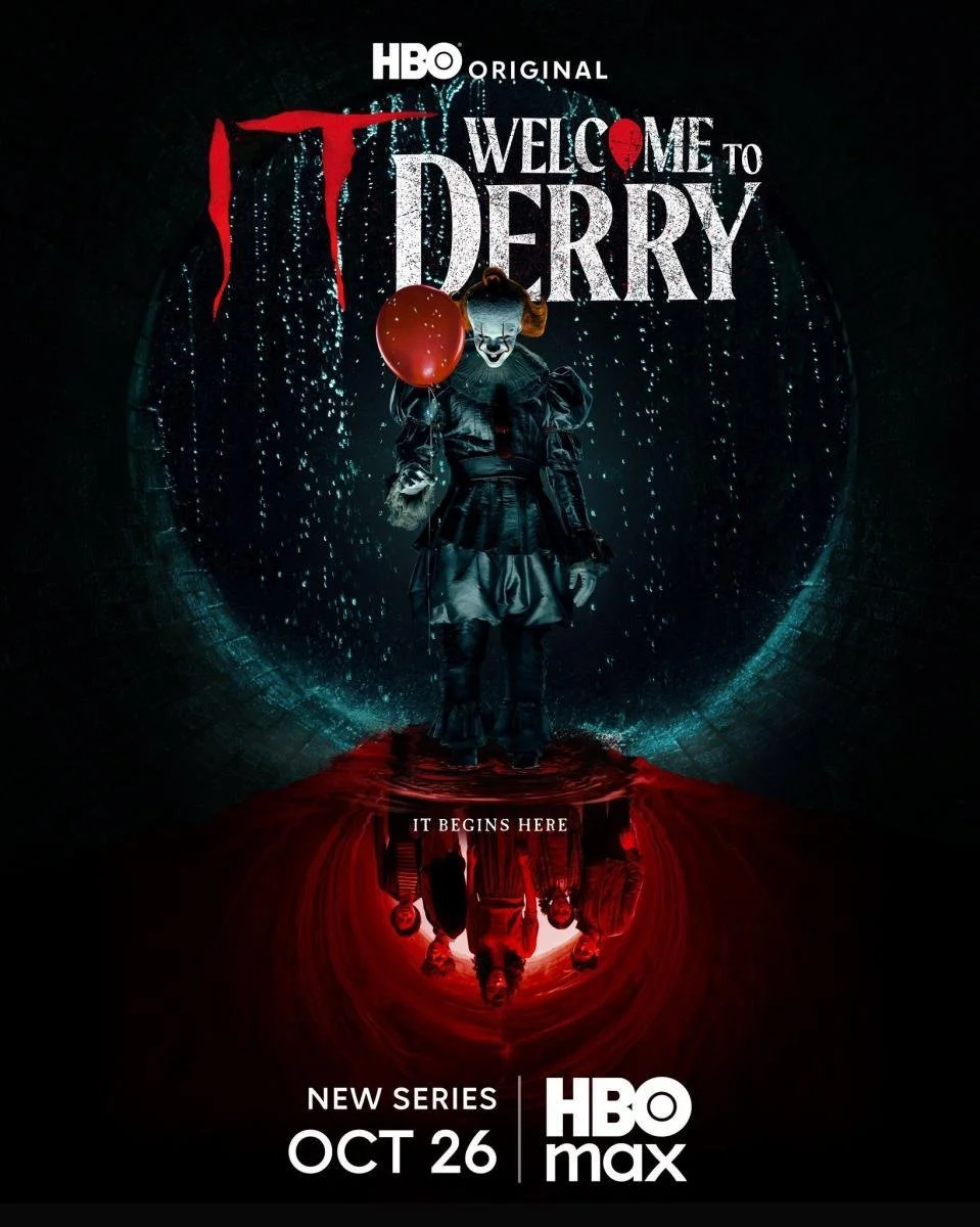 Poster for the HBO series 'IT Welcome to Derry,' premiere date October 26.