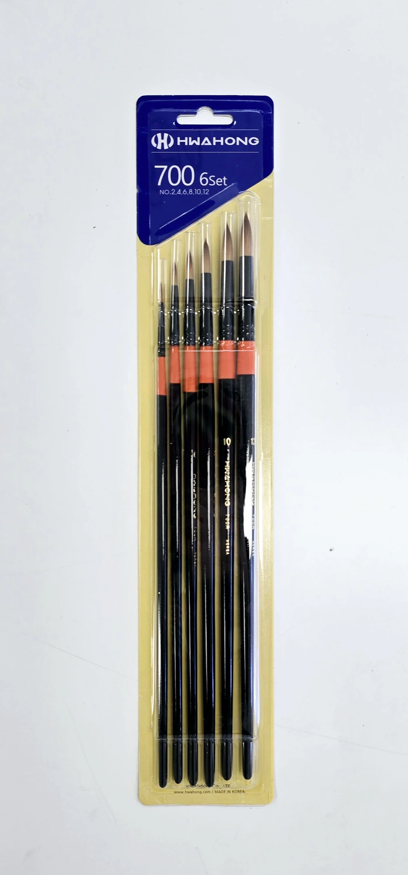 Hwahong - Watercolour paint brushes 700 (6-set)