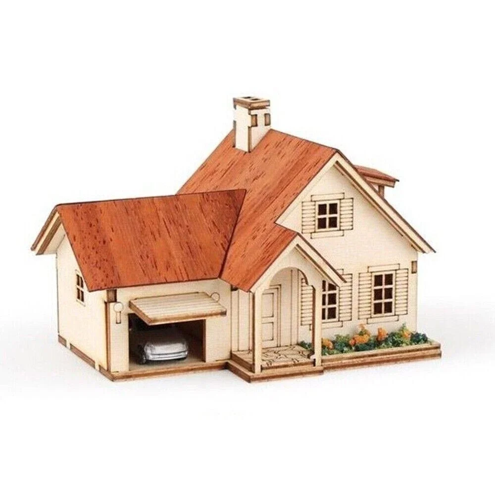 Youngmodeler: Mini House With Garage