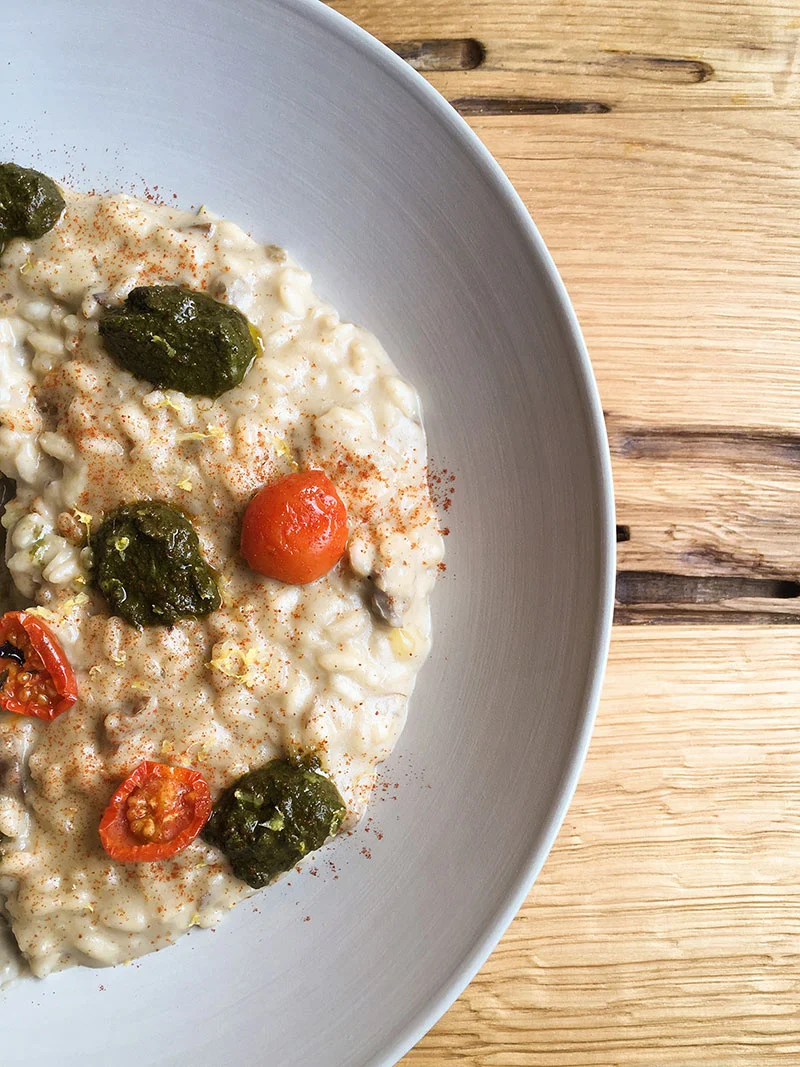 Food photography at Zanze XVI / Chef Luca Tartaglia / Risotto
