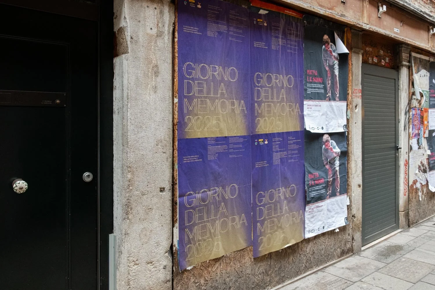  Manifesto per le celebrazioni del Giorno della Memoria 2025 del Comune di Venezia. 