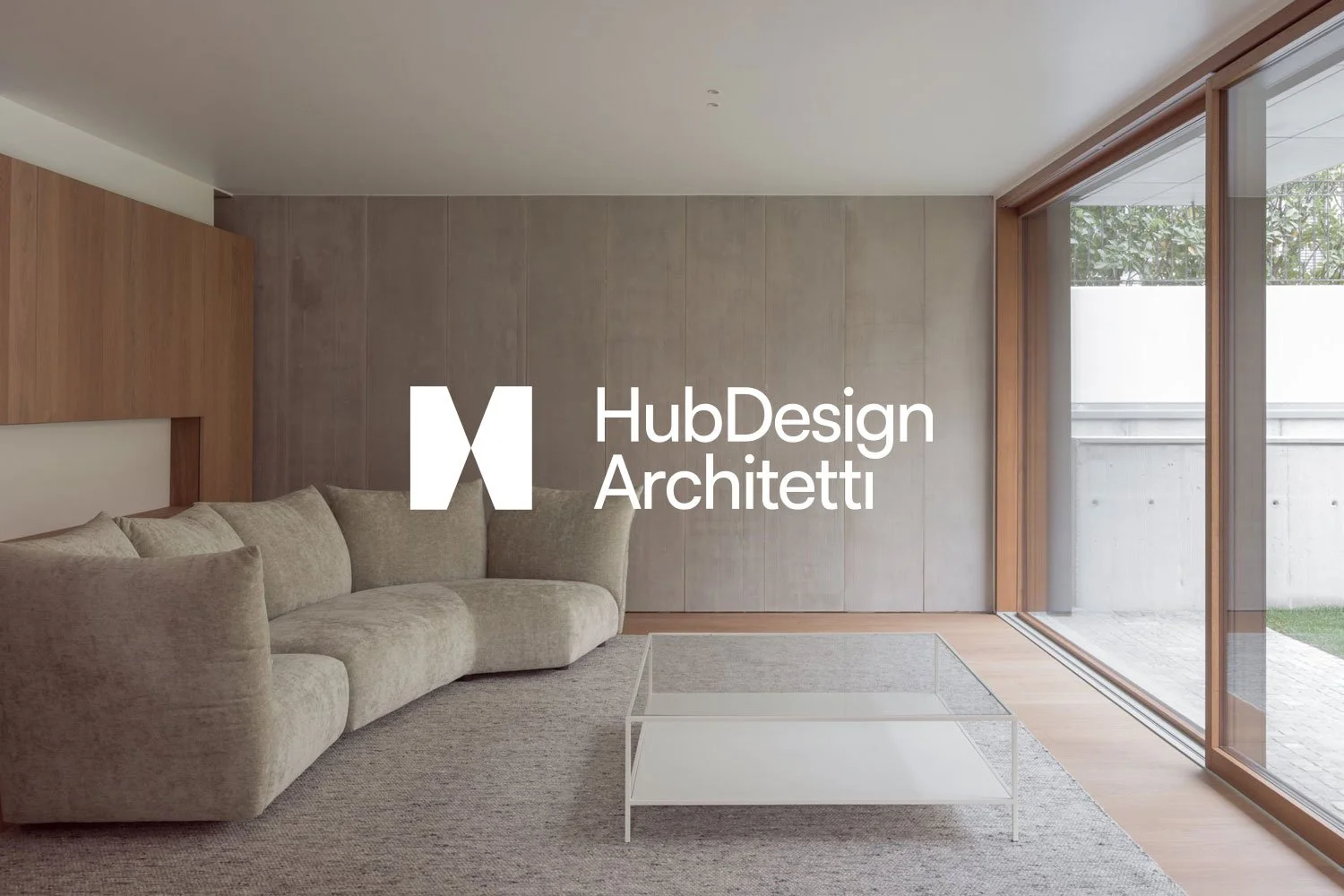  Identità visiva per lo studio di architettura  HubDesign . 