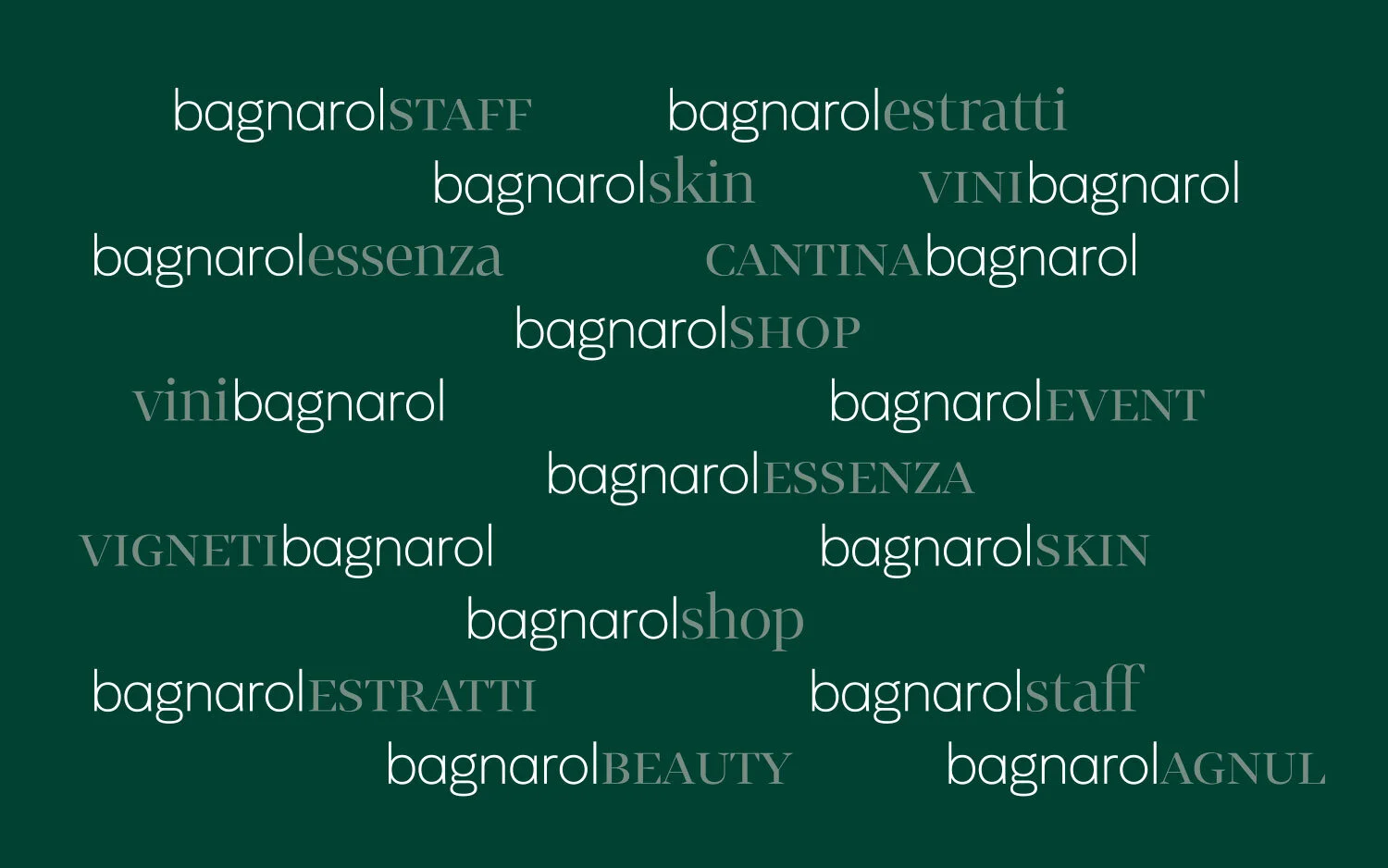 Logo, immagine coordinata e sito internet per l’azienda vitivinicola friulana Bagnarol.