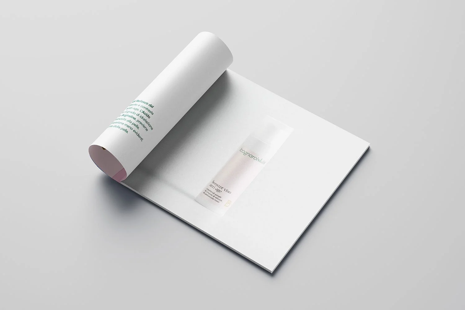 Brochure e scatti fotografici per i prodotti della linea cosmetica Bagnarolskin, realizzata con gli estratti delle vinacce di Refosco dal Peduncolo Rosso dall’azienda vitivinicola friulana Bagnarol