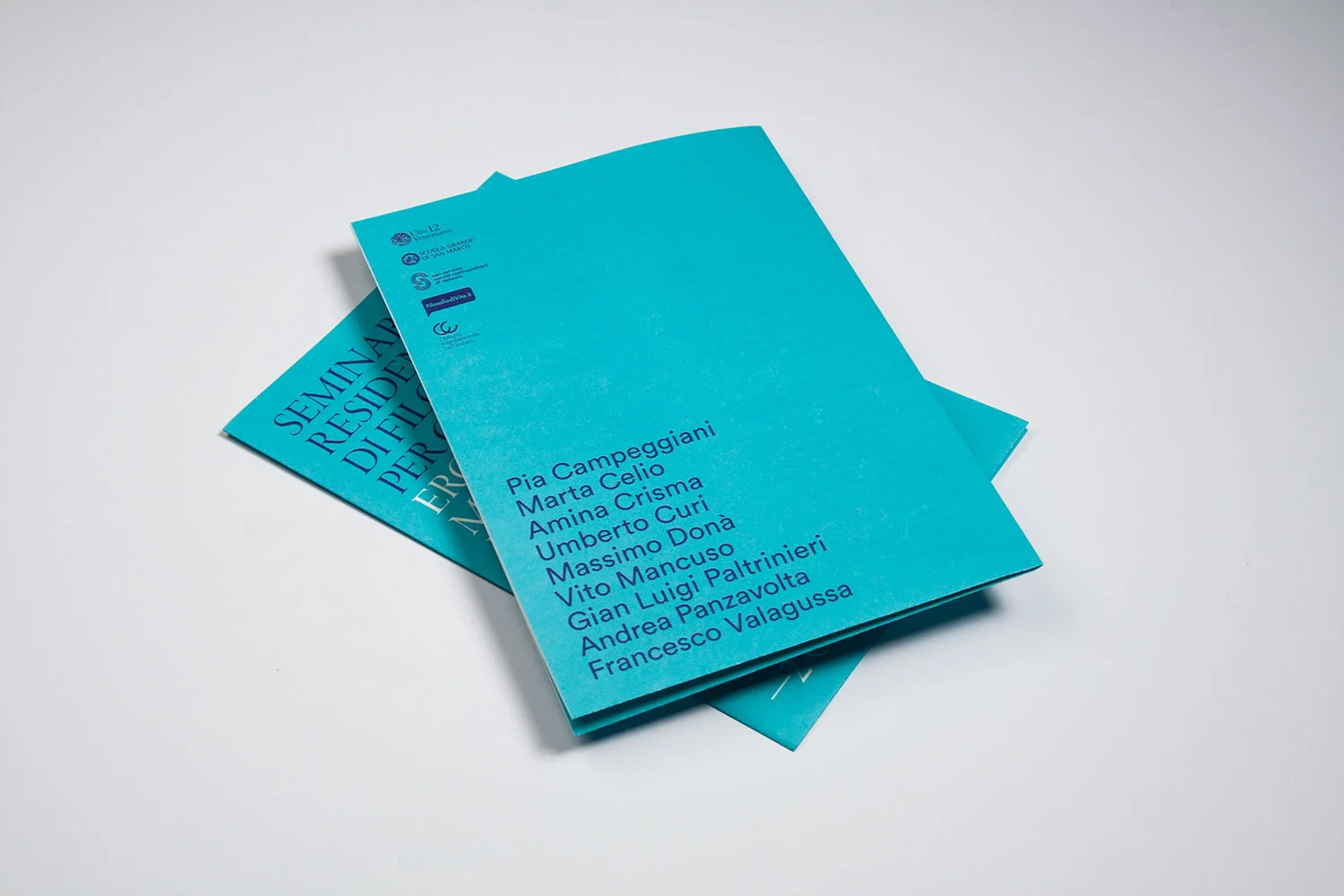 Pieghevole/Locandina per Seminario Residenziale di Filosofia per Giovani a San Servolo