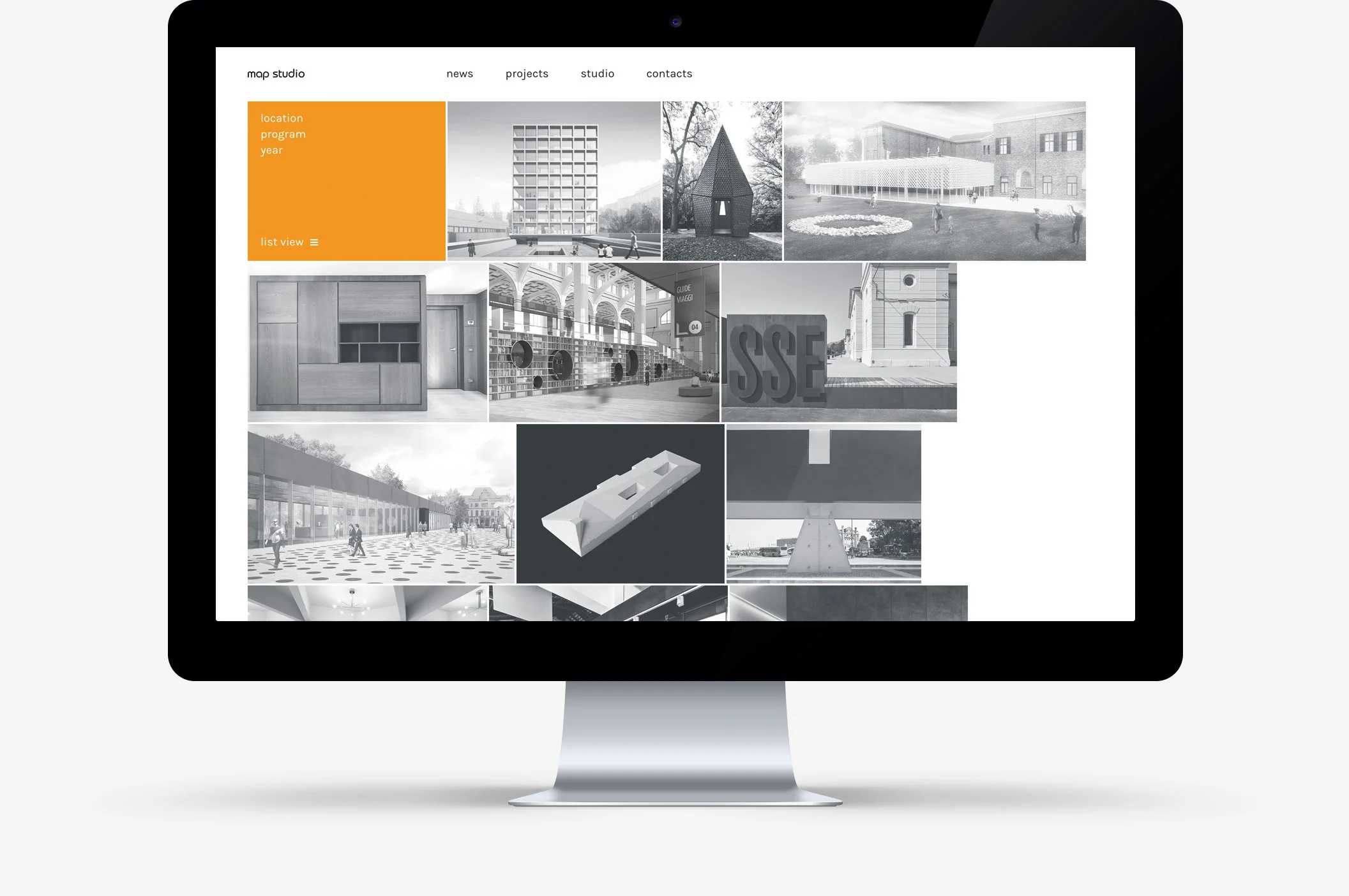 website map studio / progetti