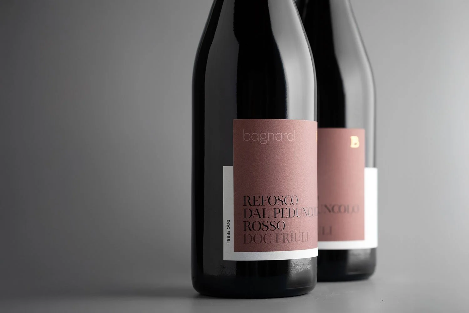  Nuova etichetta per il vino Refosco dal Peduncolo Rosso Doc Friuli della Cantina Bagnarol. 