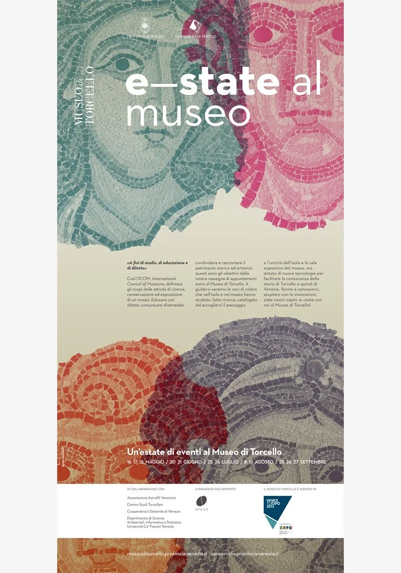 Locandina pieghevole "E-state al Museo", Museo di Torcello
