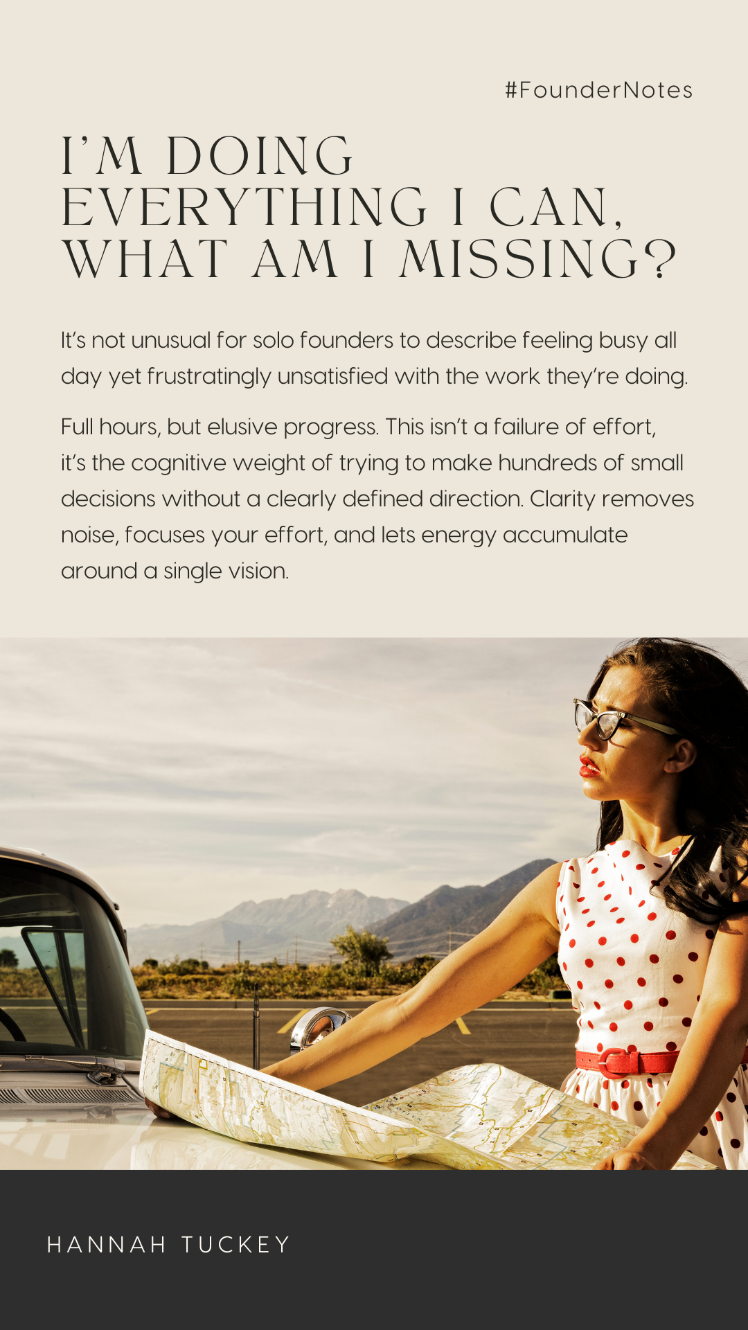 I’m doing everything I can, what am I missing?