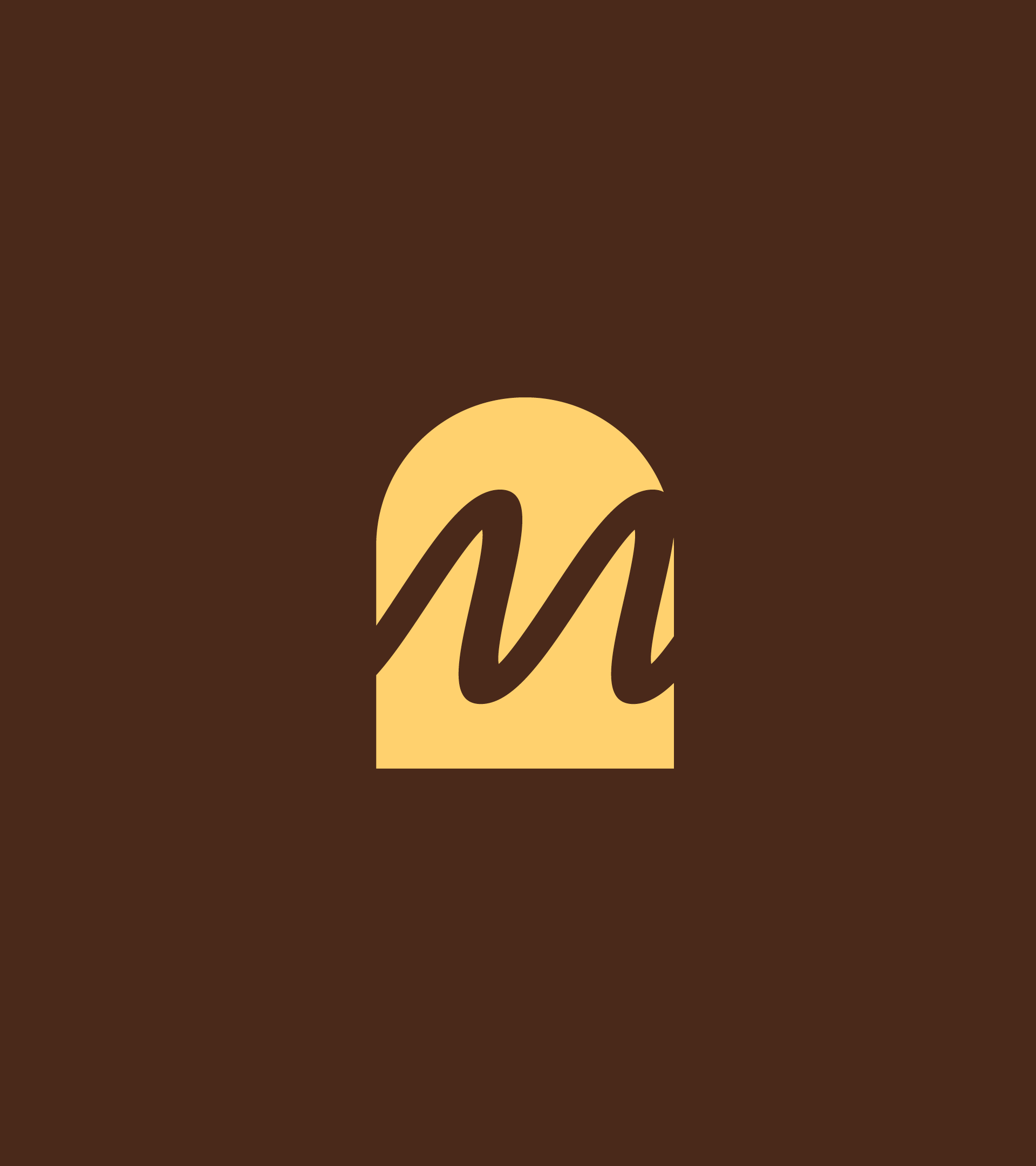 Yellow Termoli icon on brown