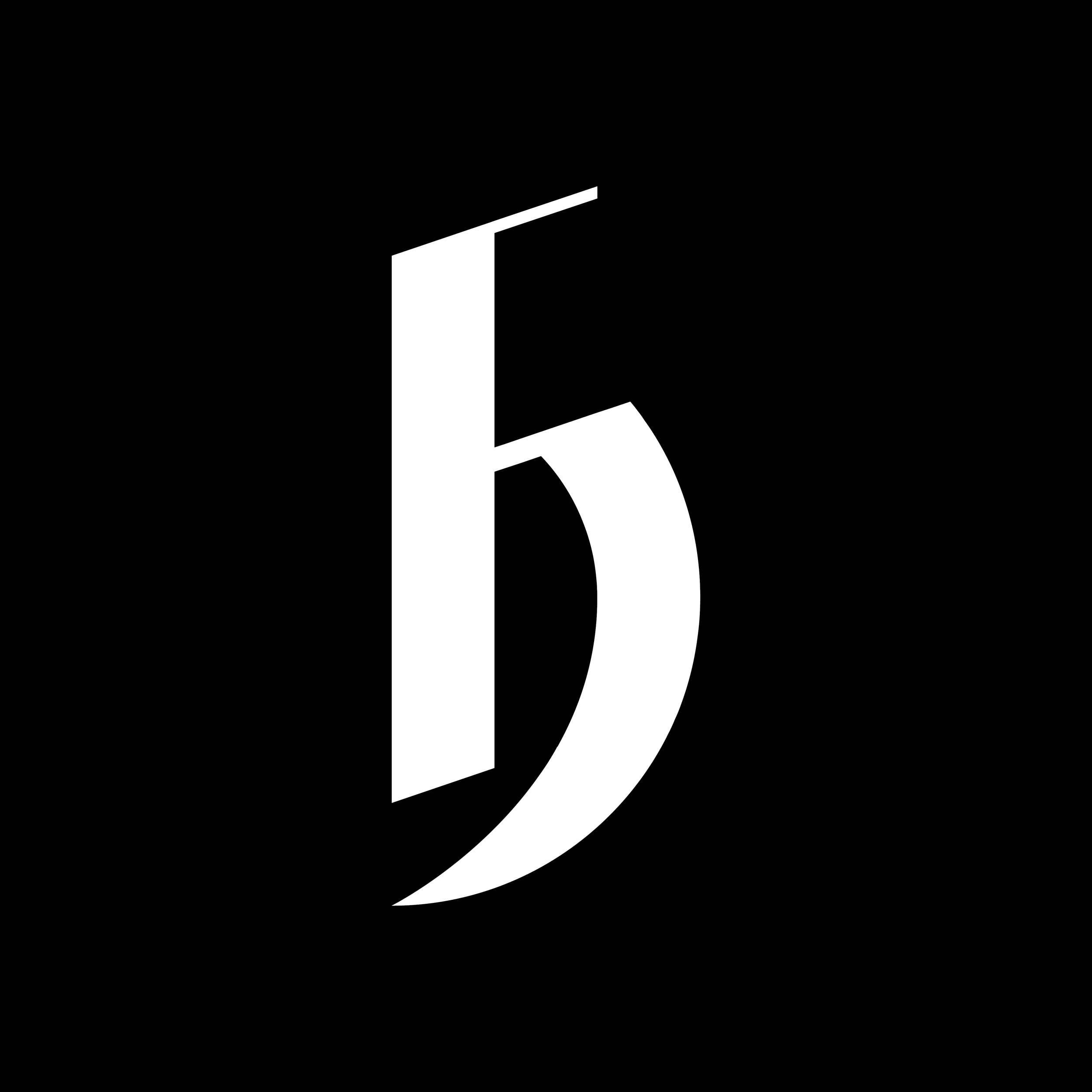 Gothic lettering of the letter "H"