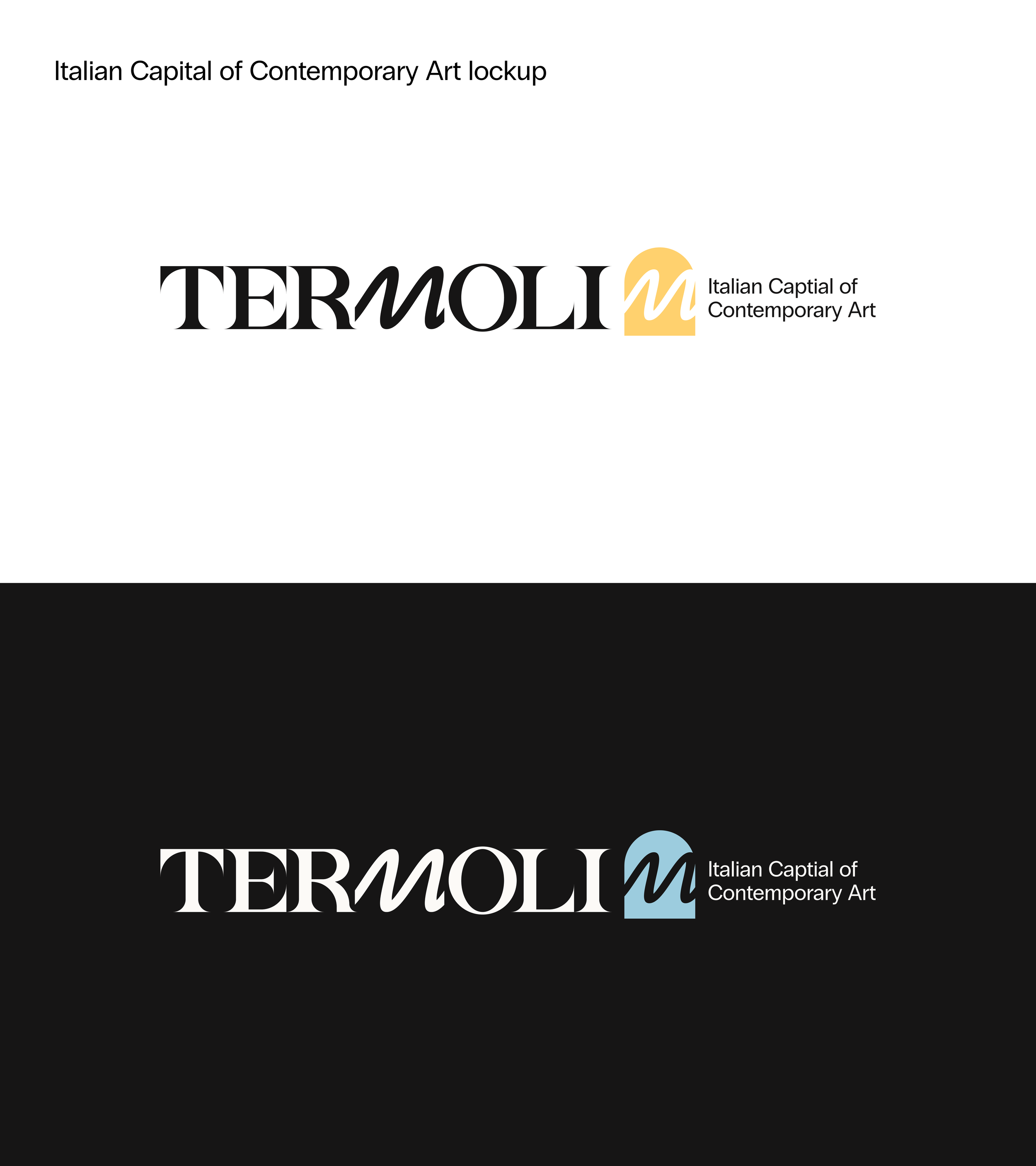 Termoli Italian Capital of Contemporary Art lockups