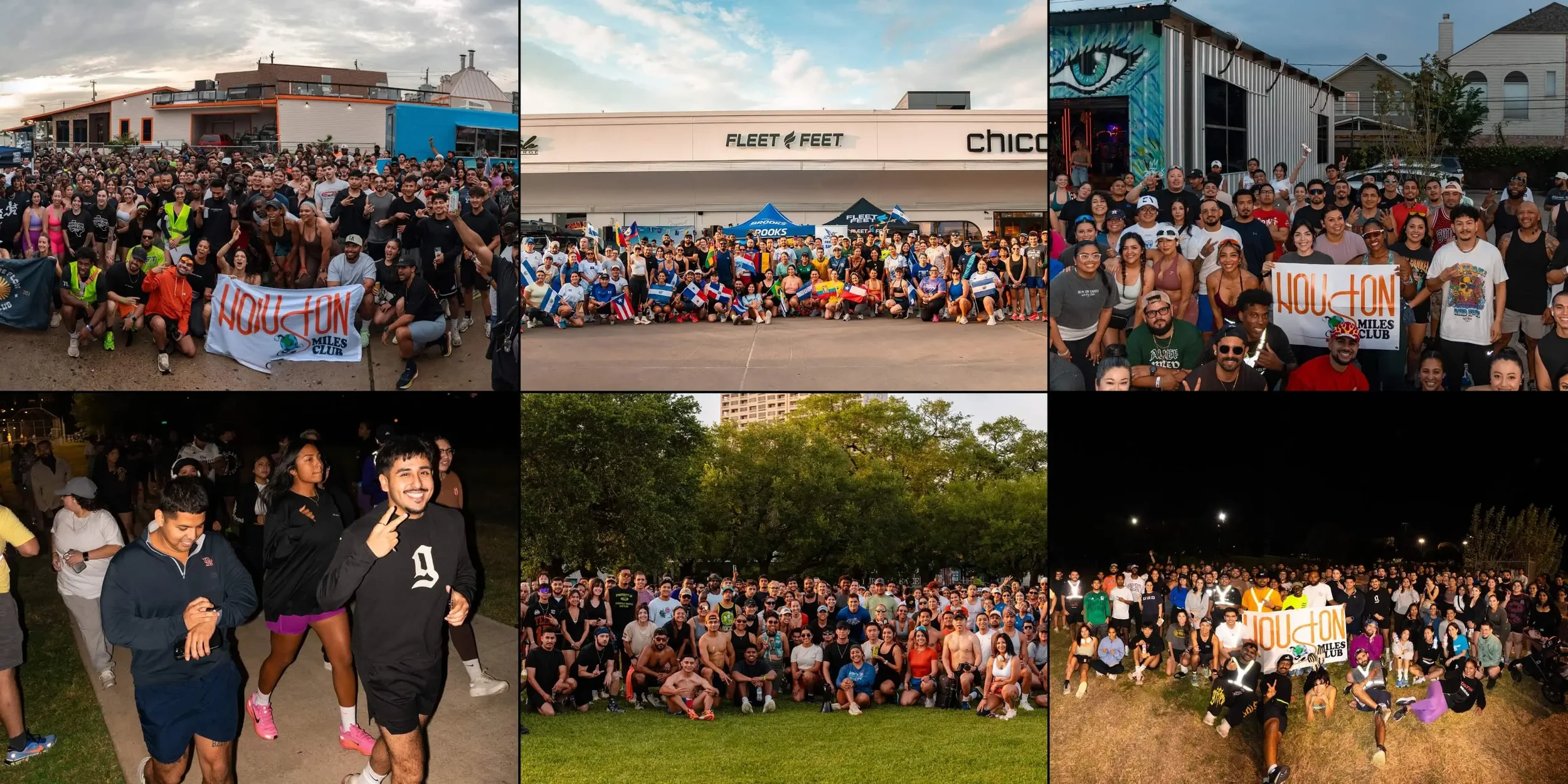 Run Club photographer, FOTOS By NOE, from the past year throughout Houston, Texas.