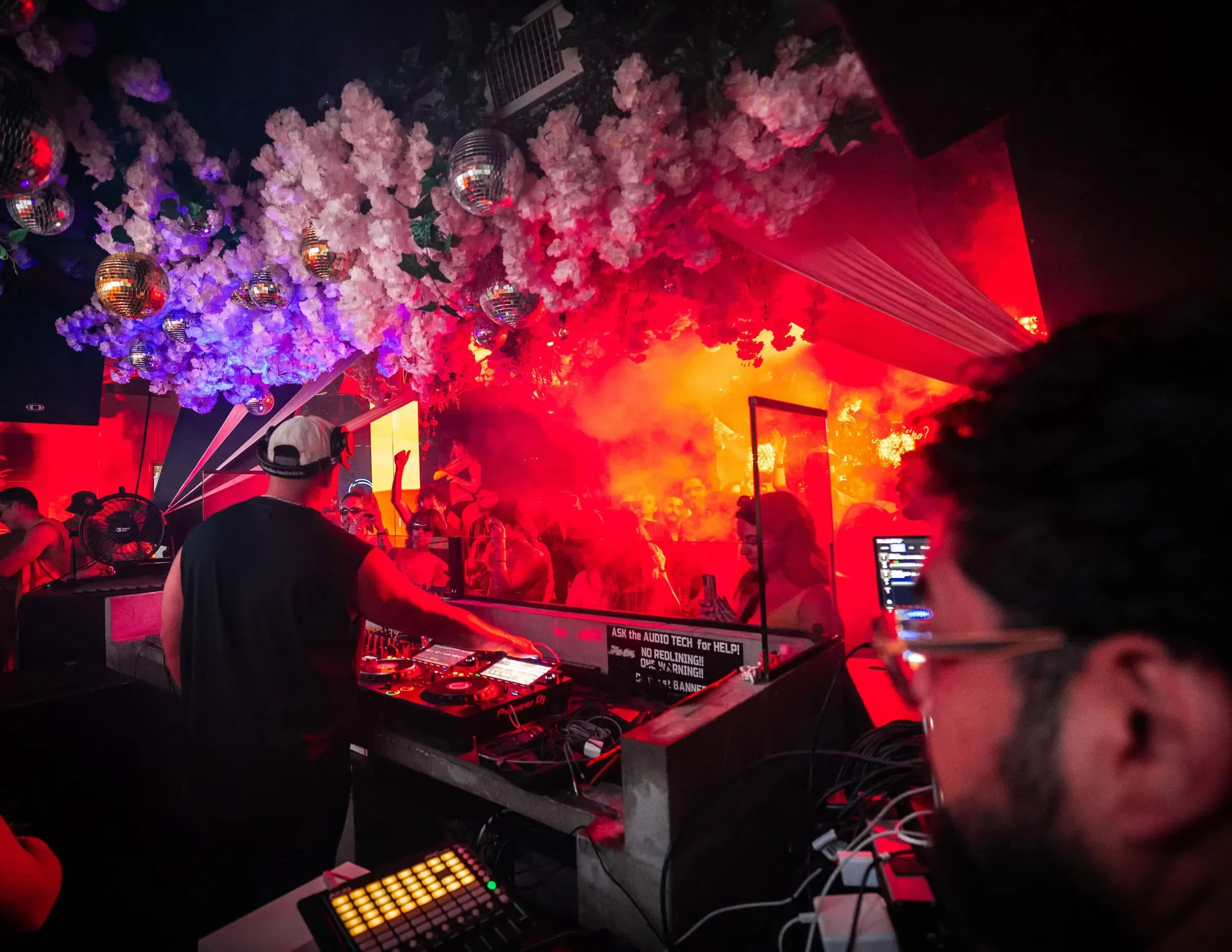 Ibiza Sessions at Bauhaus with a low lighting being a key showcase here for event photography