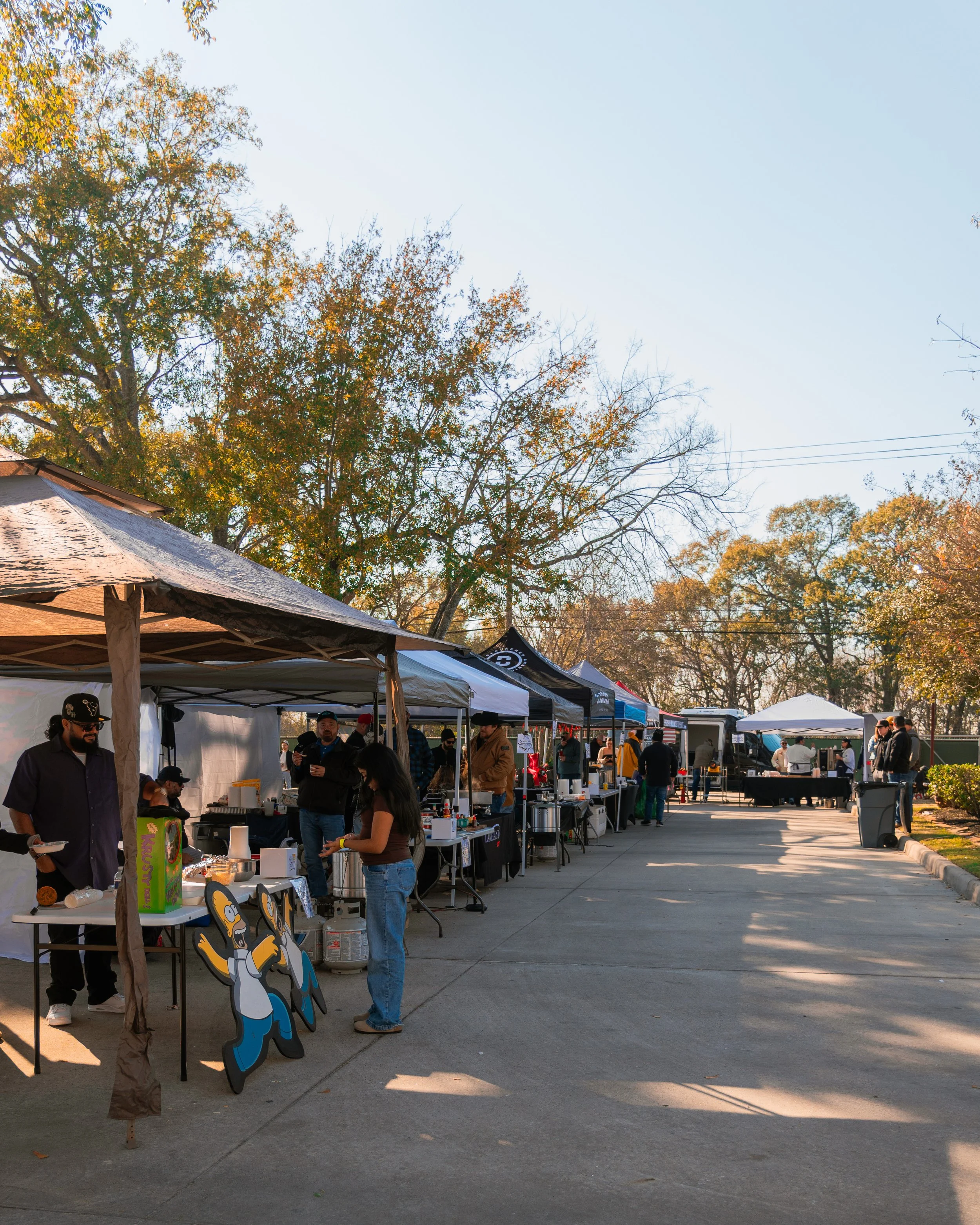 An event photographer capturing a Chili Cookoff contest event in Houston.