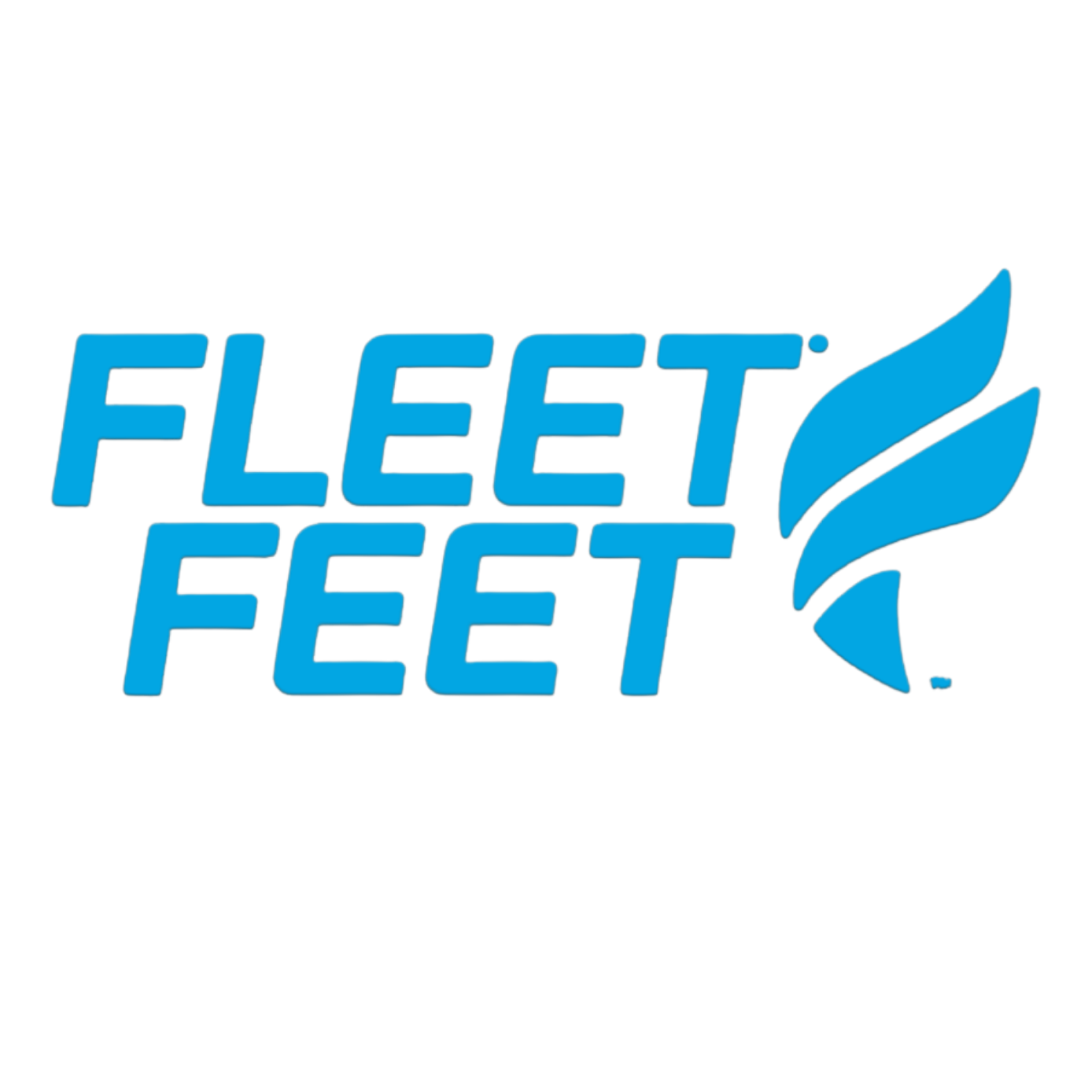 River Oaks FLEET FEET logo in blue.