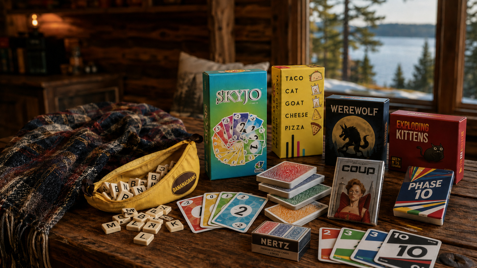8 Best Games to Bring on a Cabin Trip