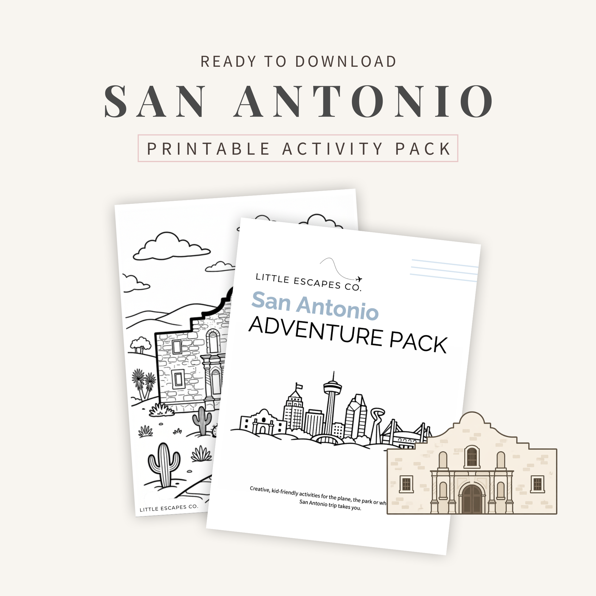 San Antonio Adventure Activity Pack